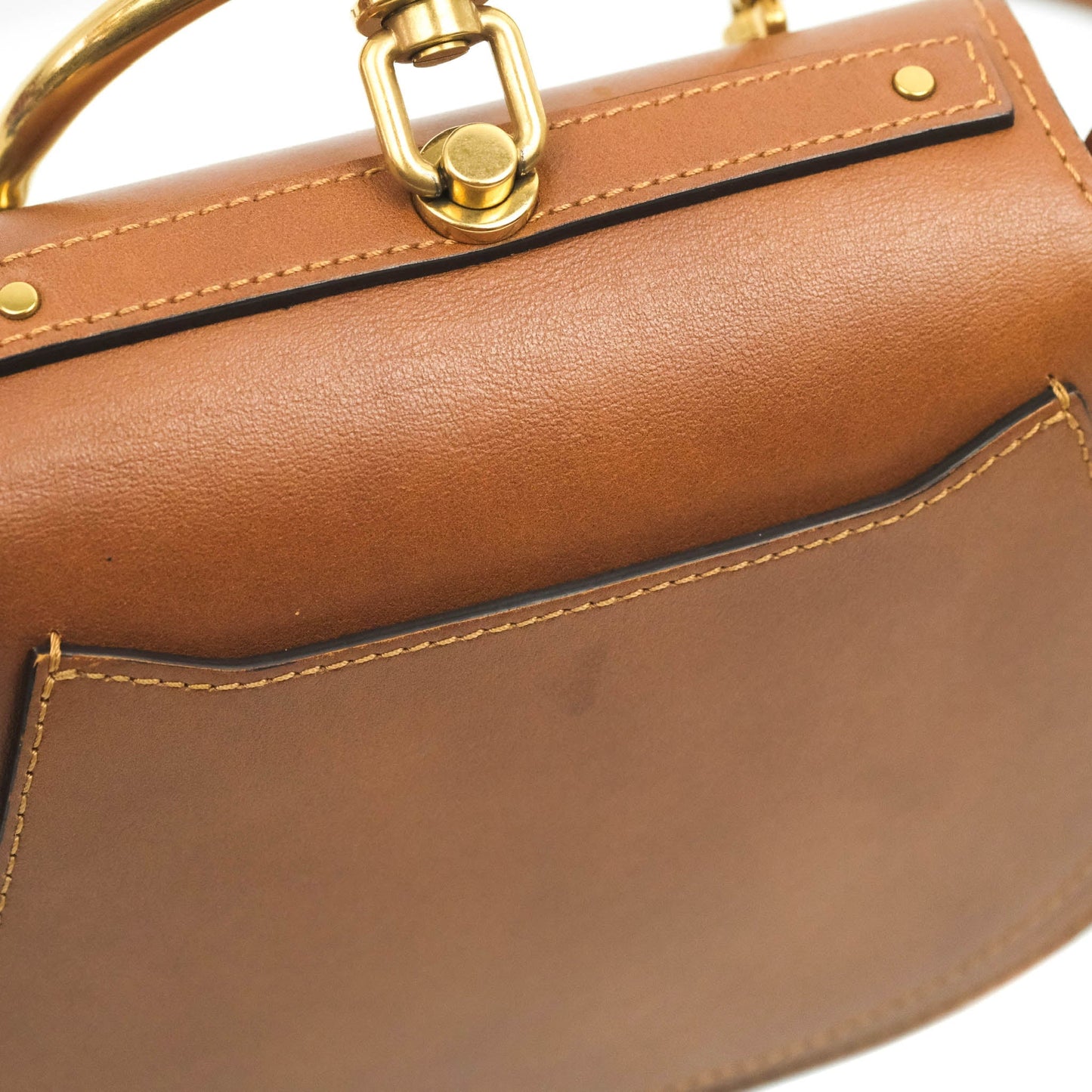 Chloé Nile Crossbody Bag Brown Calfskin