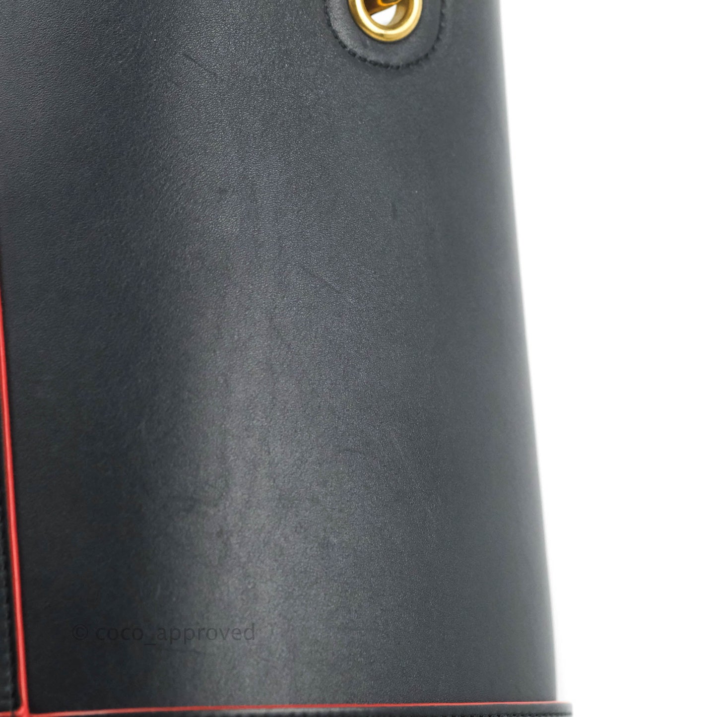 Celine Sangle Bucket Bag Navy Calfskin