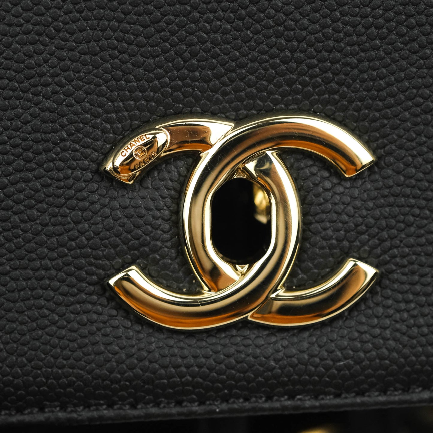 Chanel Quilted Business Affinity Backpack Black Caviar Gold Hardware