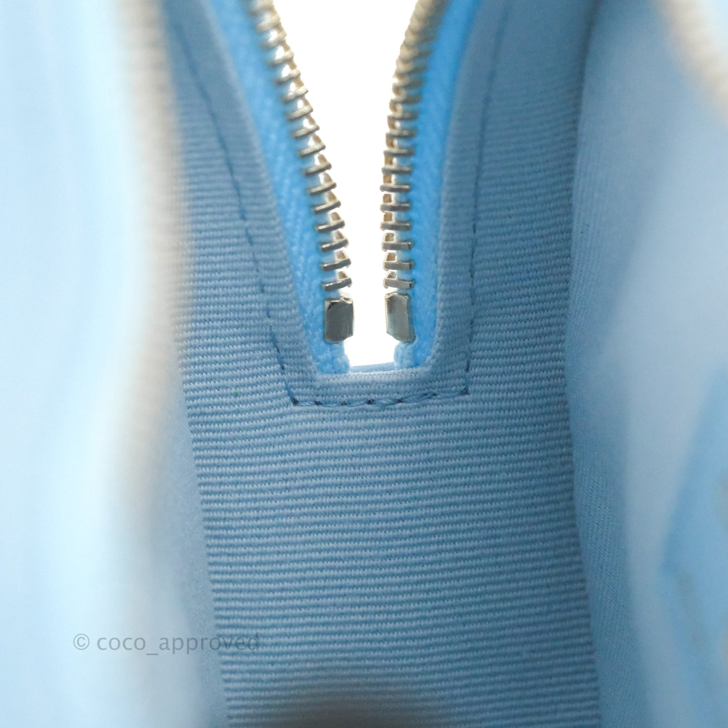 Chanel Small Heart Bag Blue Lambskin Gold Hardware 22S