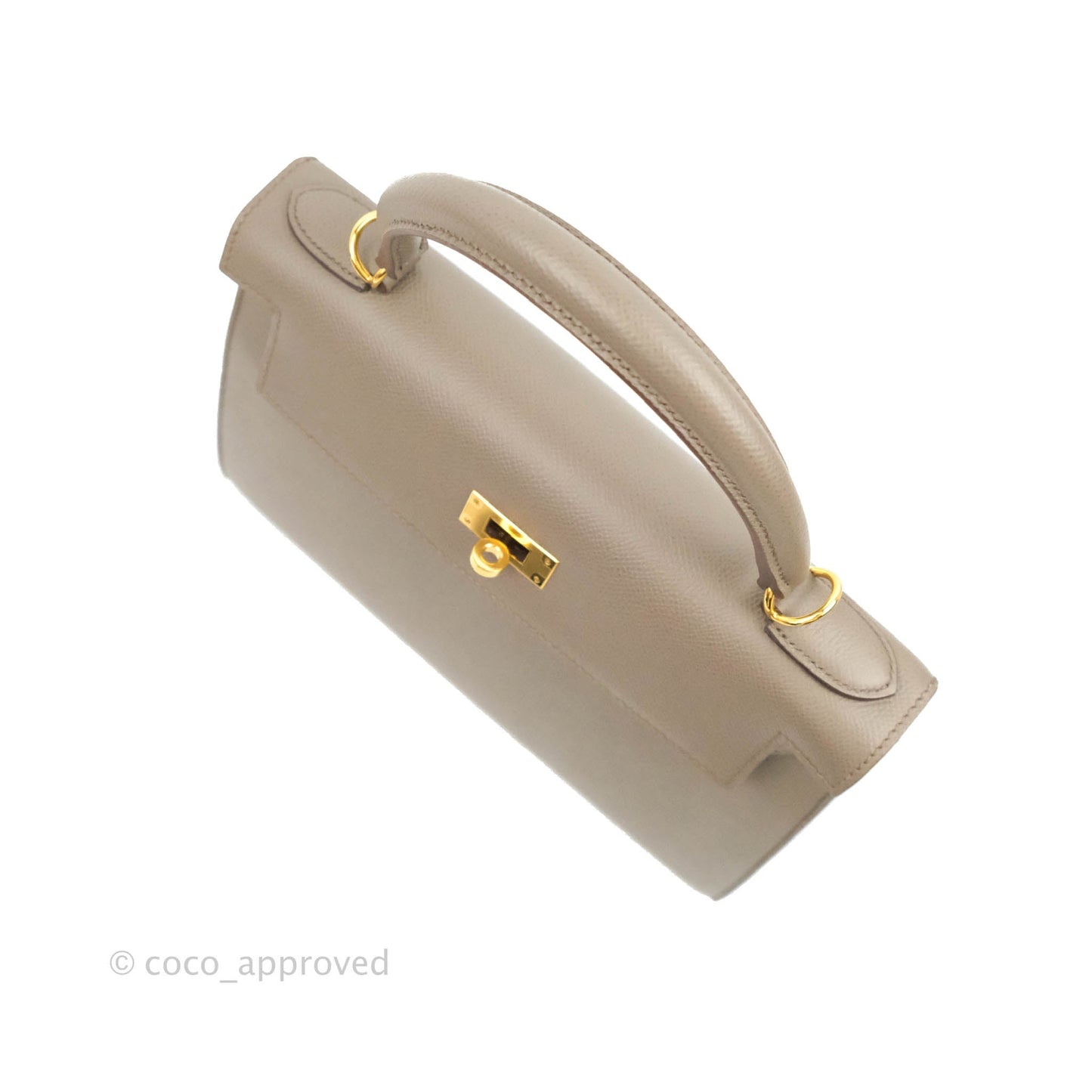Hermès Kelly 28 8F Etain Gold Hardware