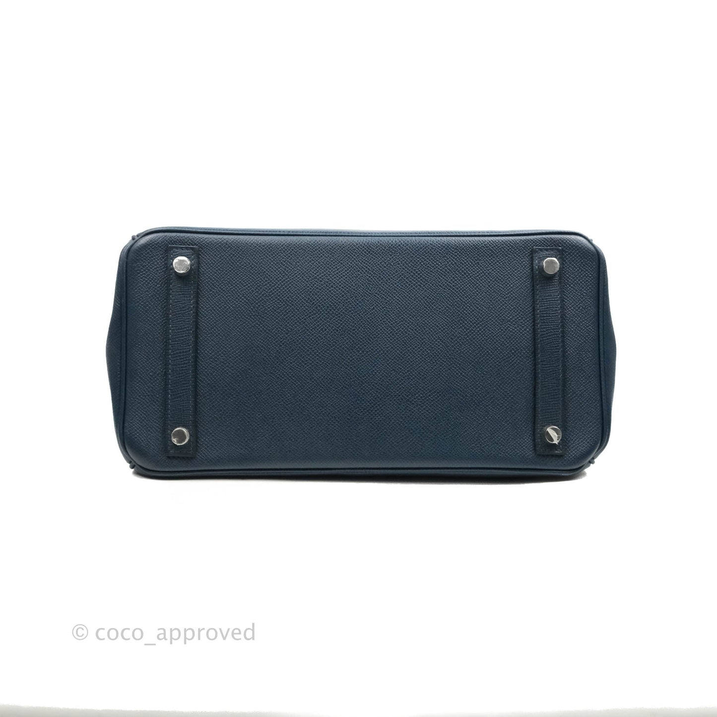 Hermès Birkin 30 Navy Epsom Silver Hardware