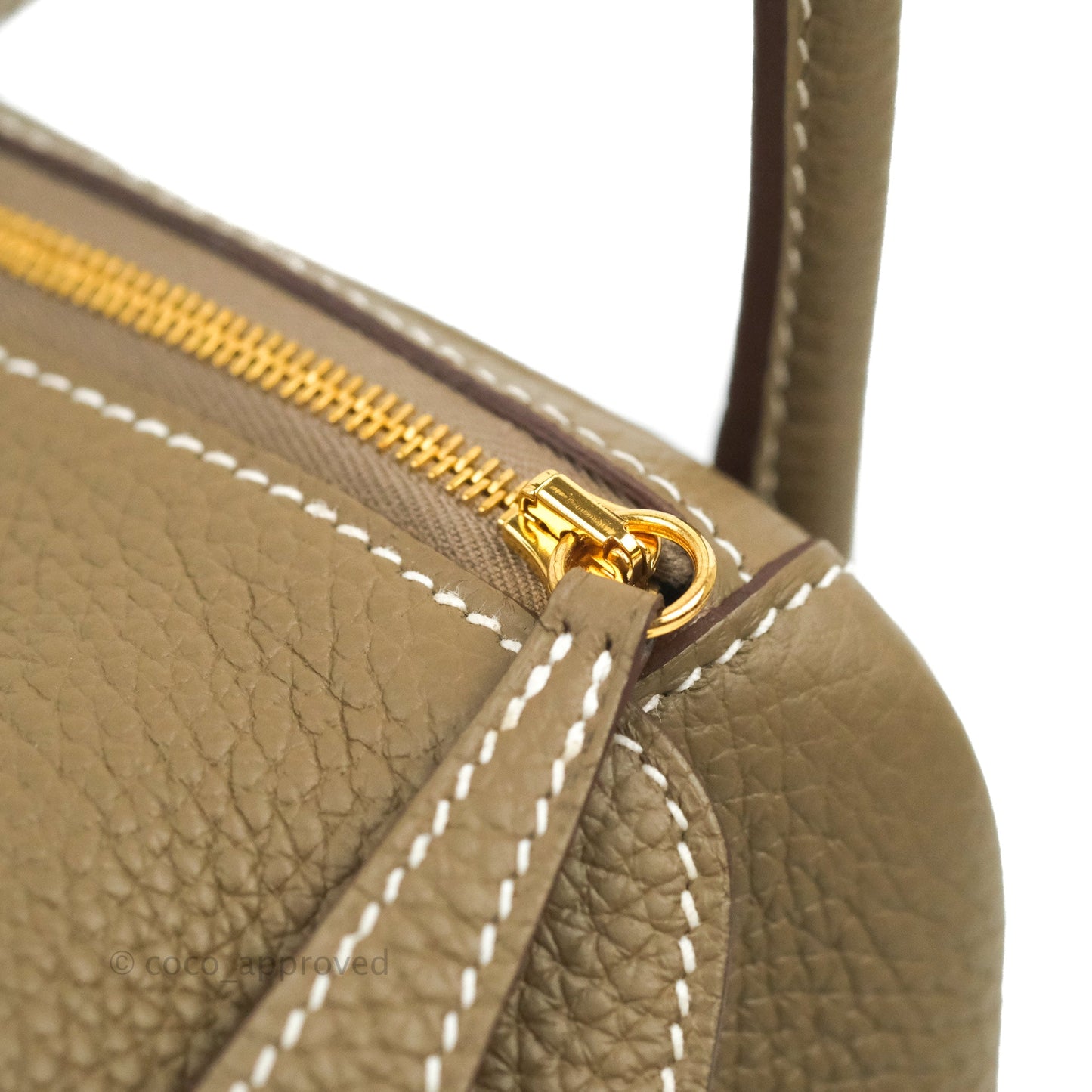 Hermès Lindy 26 Etoupe Gold Hardware