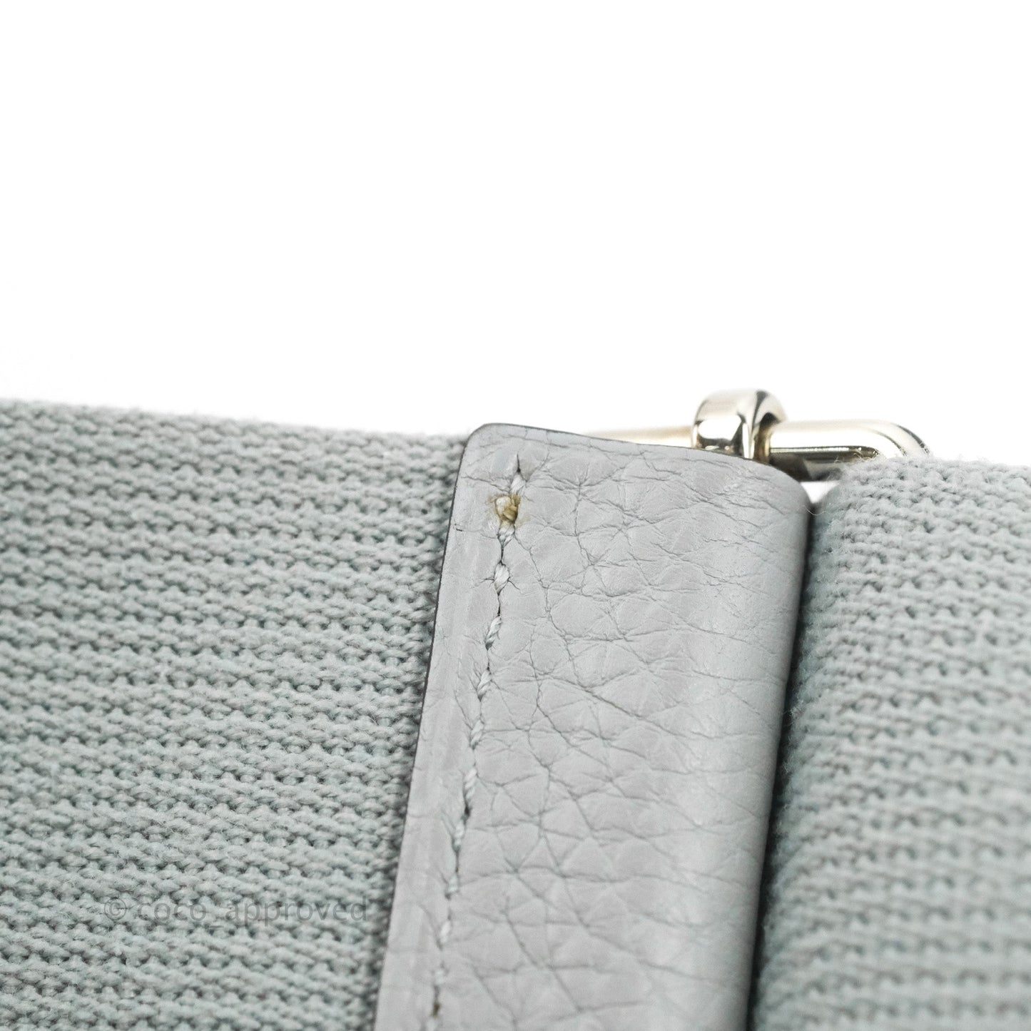 Hermes Evelyne III 29 Bleu Pale Clemence Palladium Hardware