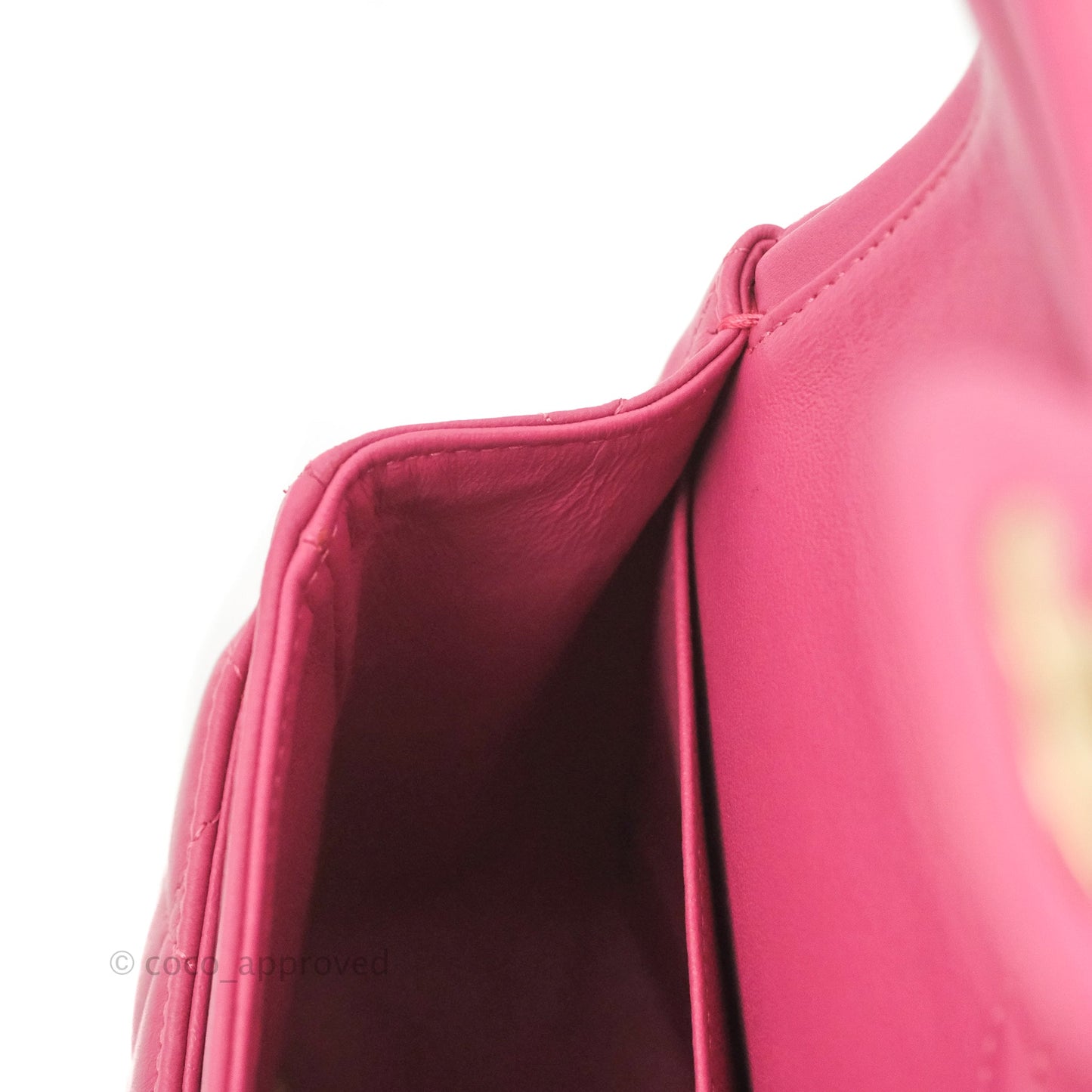 Chanel Classic M/L Medium Double Flap Pink Lambskin Matte Gold Hardware