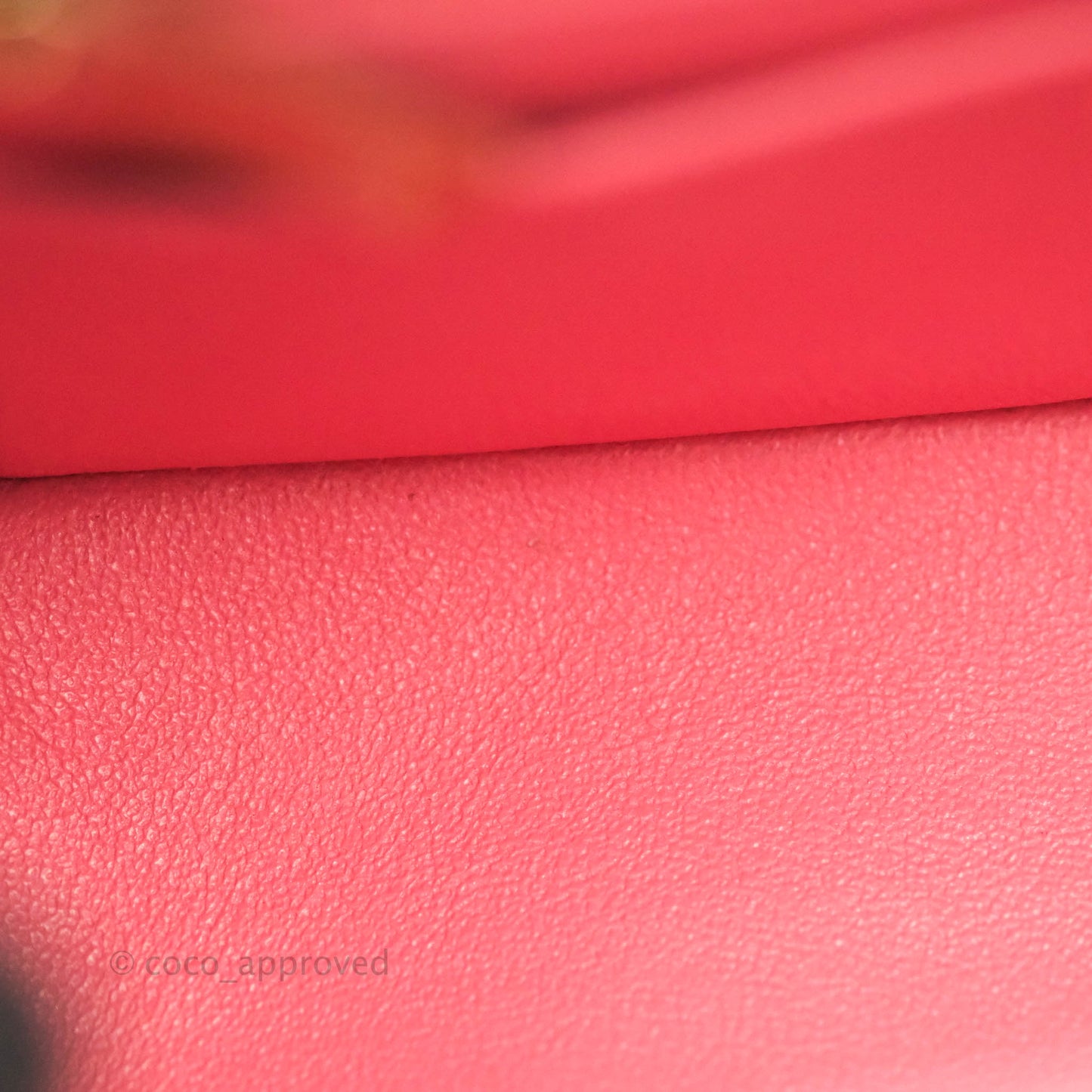 Chanel Quilted Mini Rectangular Flap Pearly Pink Caviar Gold Hardware 18S