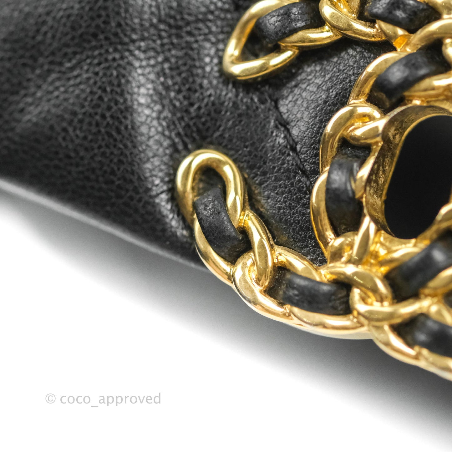 Chanel 19 Small Black Goatskin Mixed Hardware