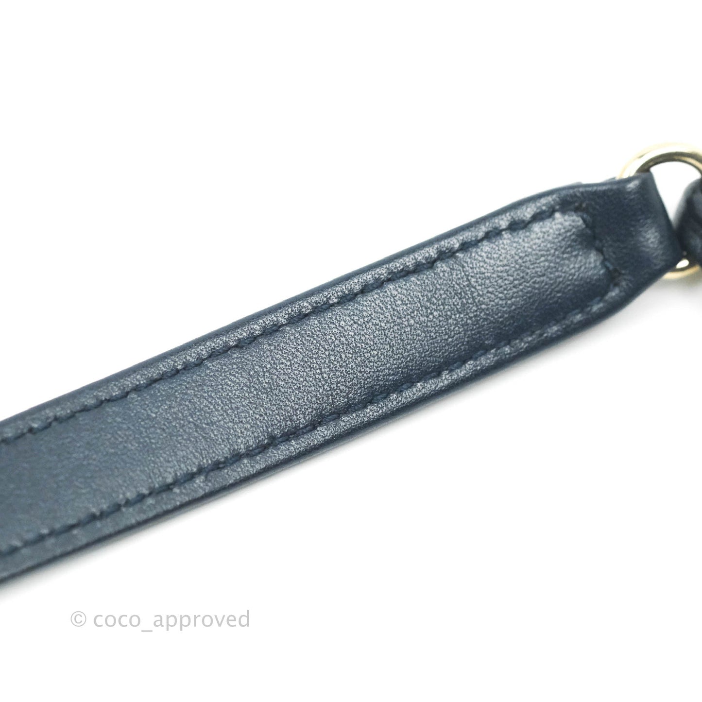 Chanel Small Trendy CC Navy Lambskin Gold Hardware