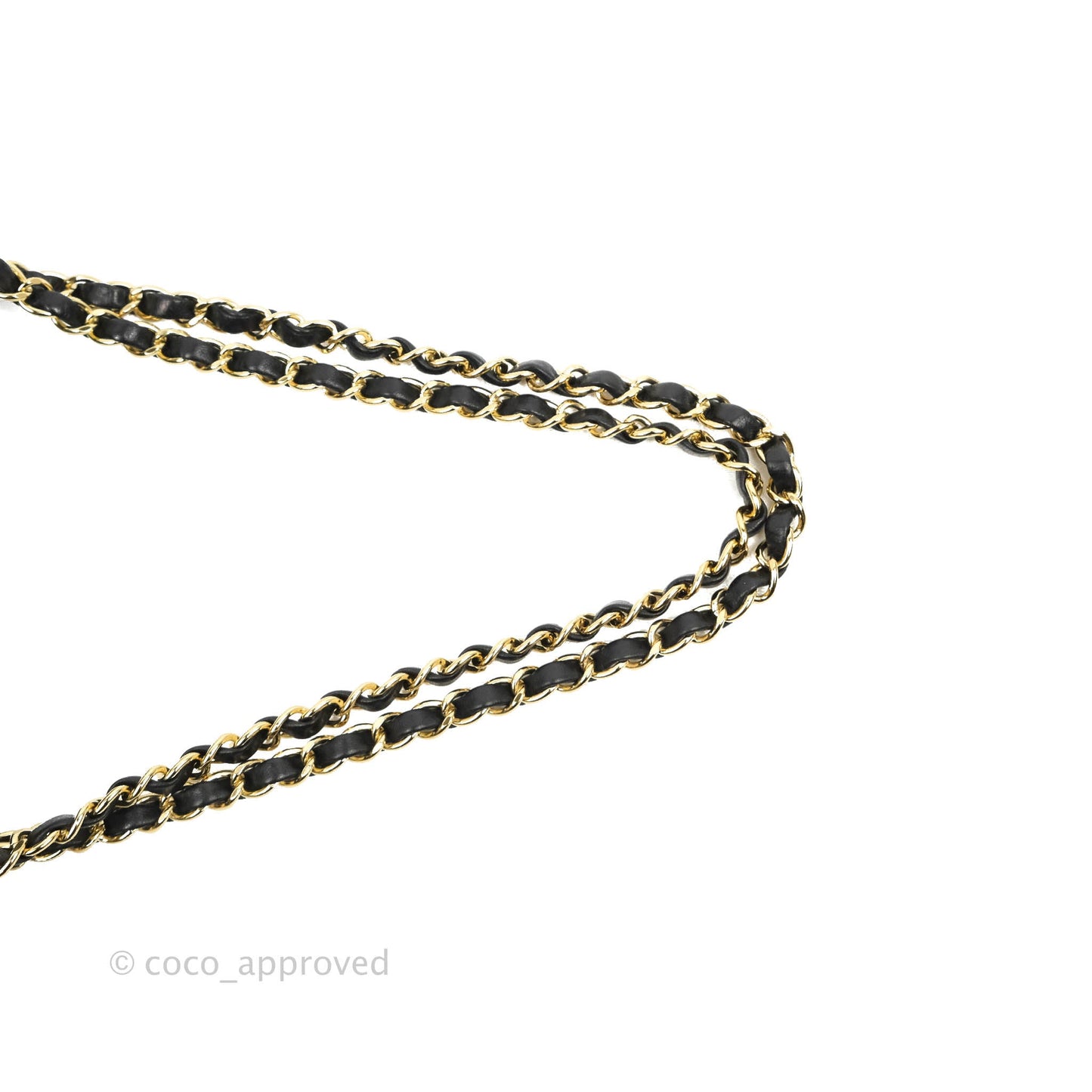 Chanel Classic M/L Medium Flap Quilted Black Lambskin Gold Hardware