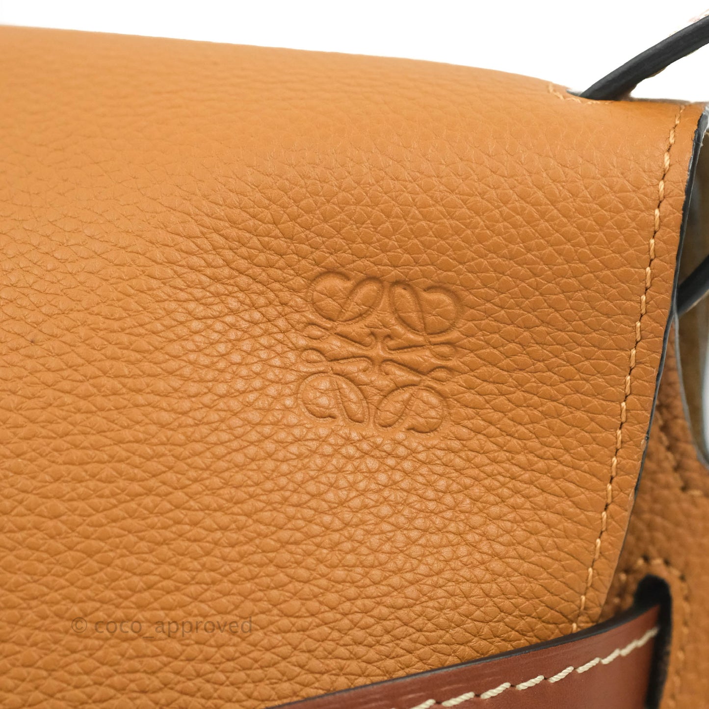 Loewe Small Gate Bag Light Caramel/Pecan Grained Calfskin