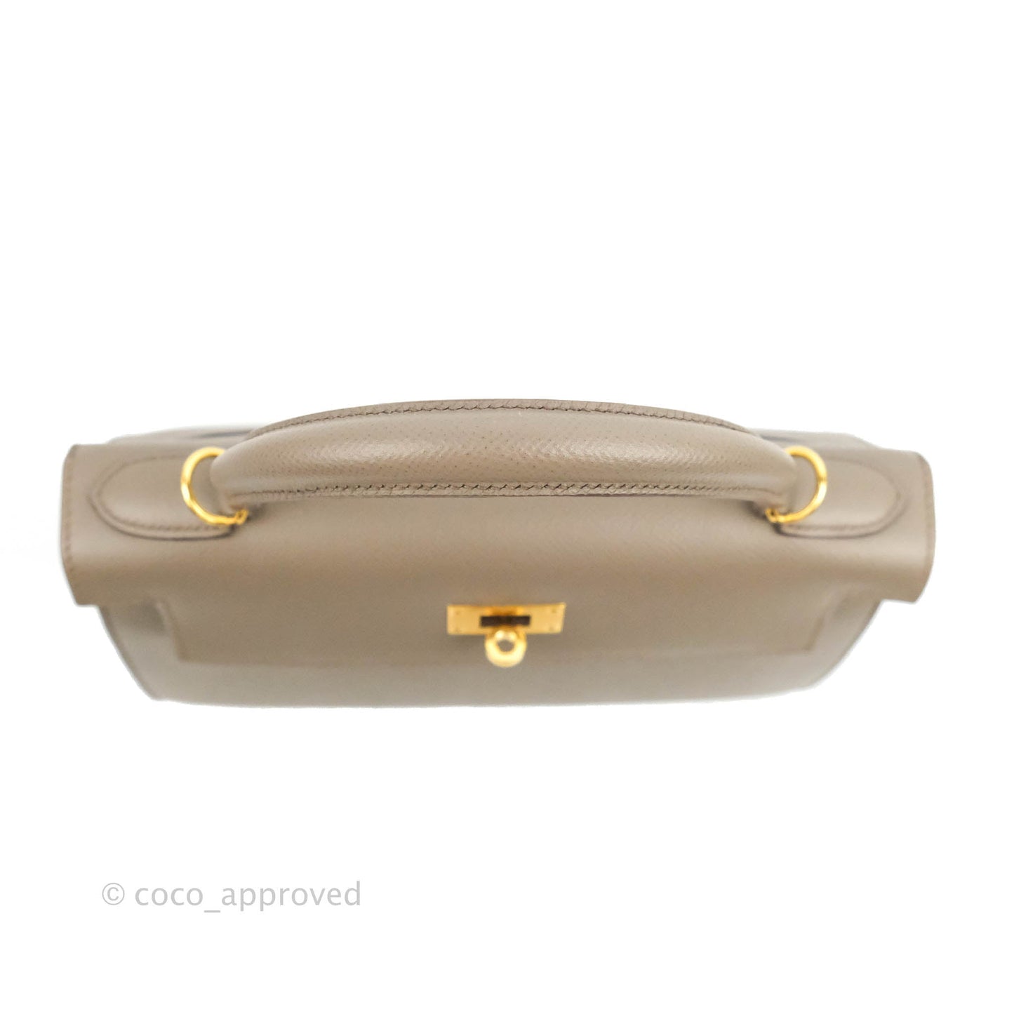 Hermès Kelly 28 8F Etain Gold Hardware
