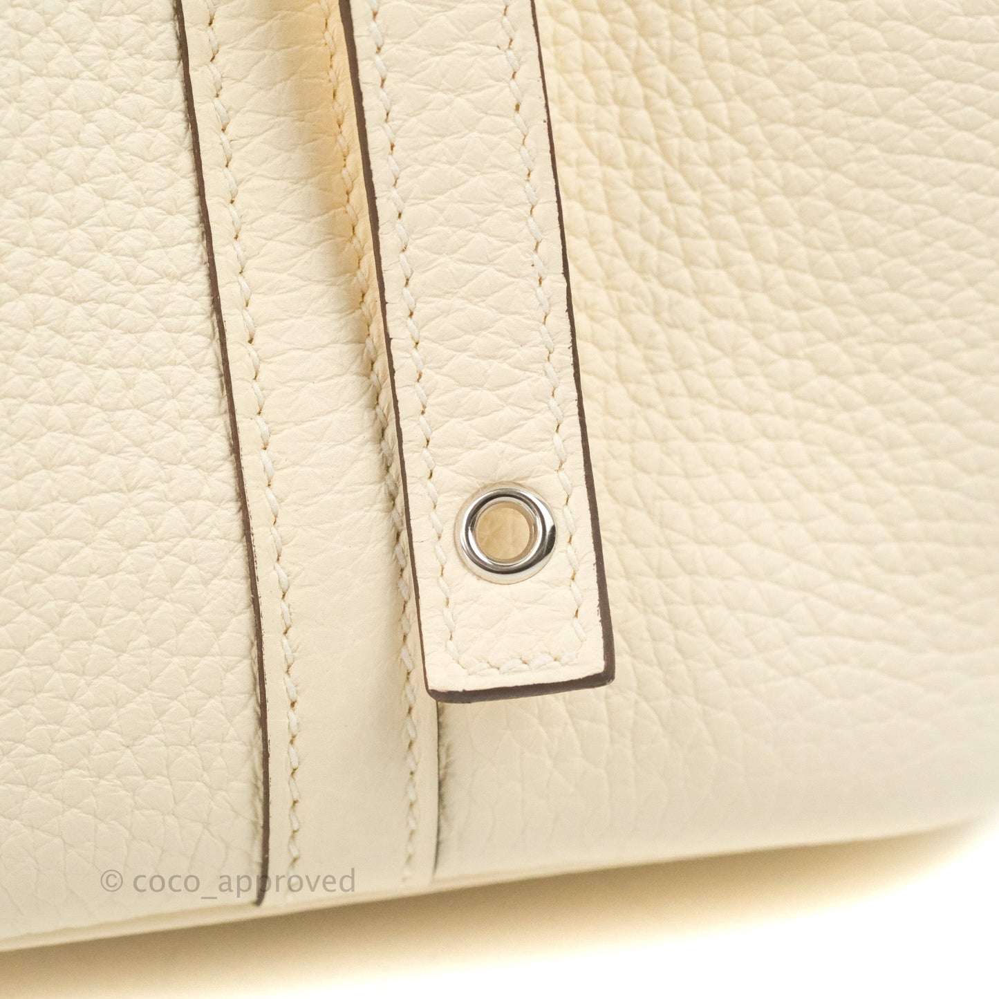 Hermès Picotin Lock 18 PM Nata Clemence Silver Hardware