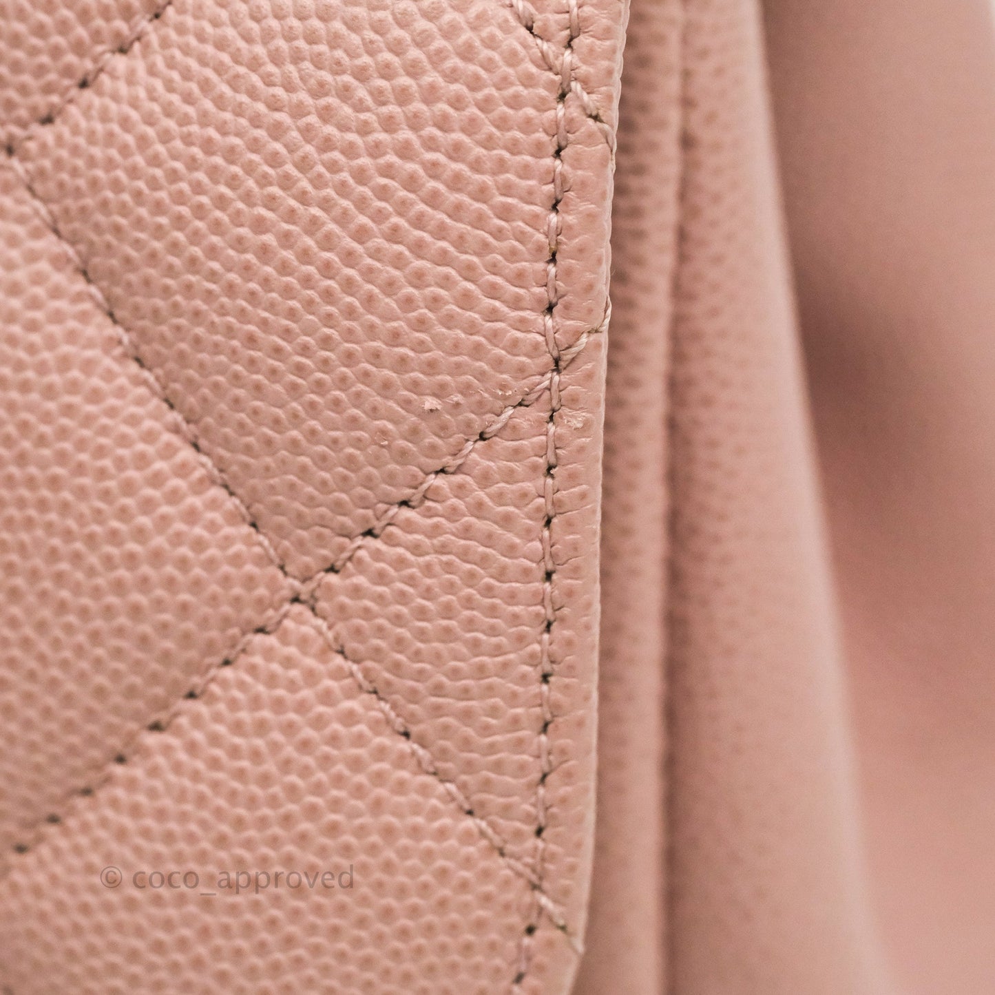 Chanel Quilted Small Business Affinity Flap Pink Caviar Gold Hardware