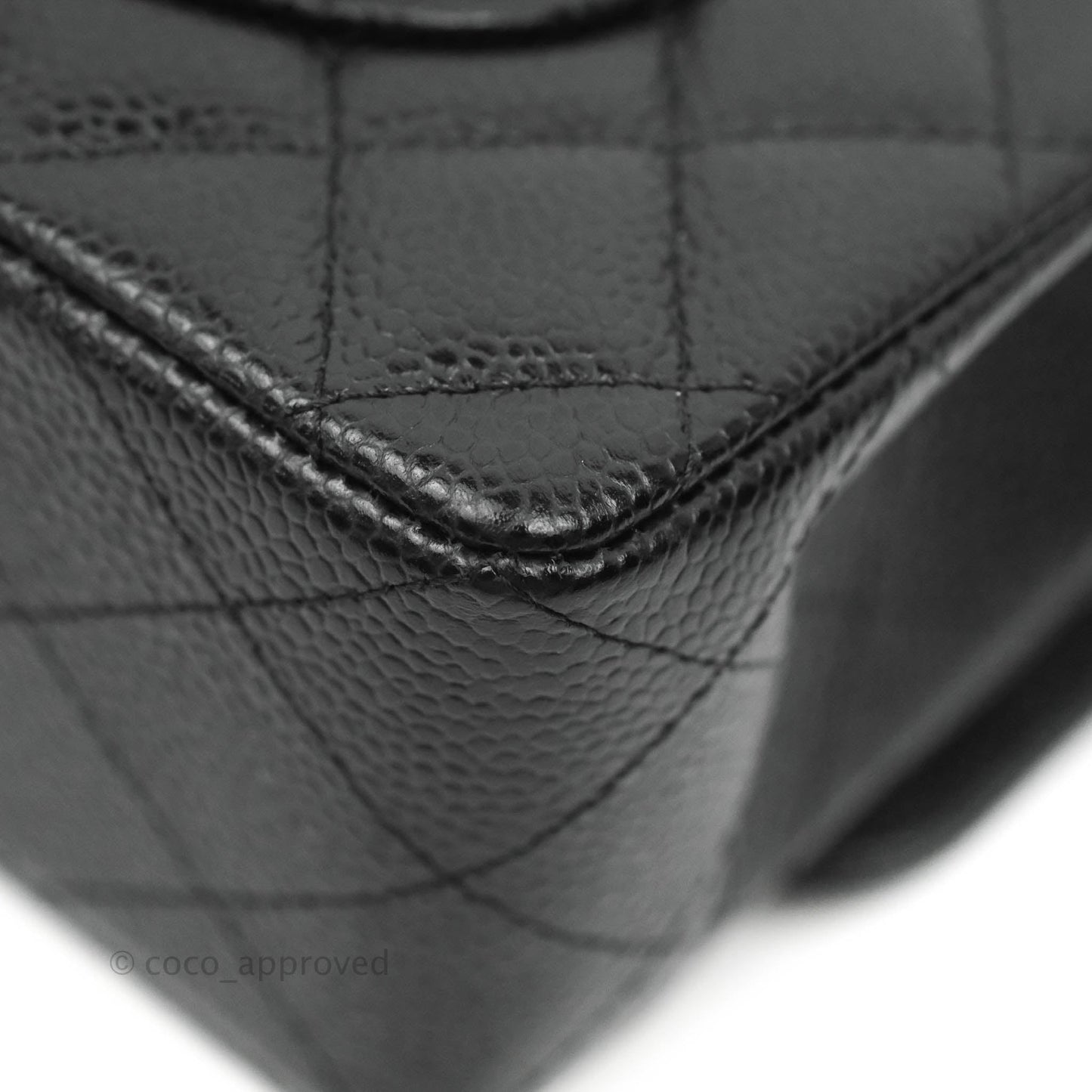 Chanel Classic Small S/M Flap Black Caviar Gold Hardware