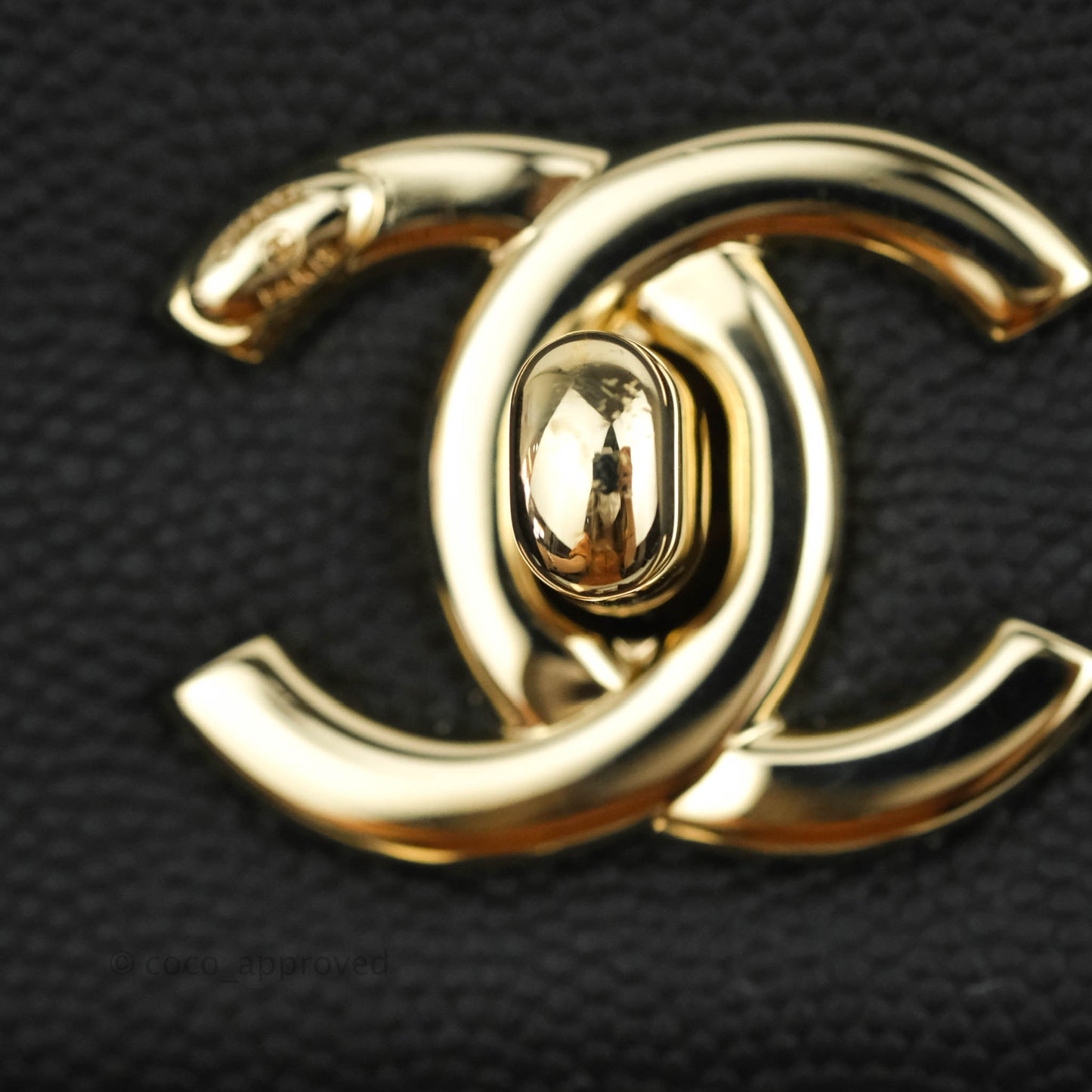 Chanel Quilted Business Affinity Backpack Black Caviar Gold Hardware