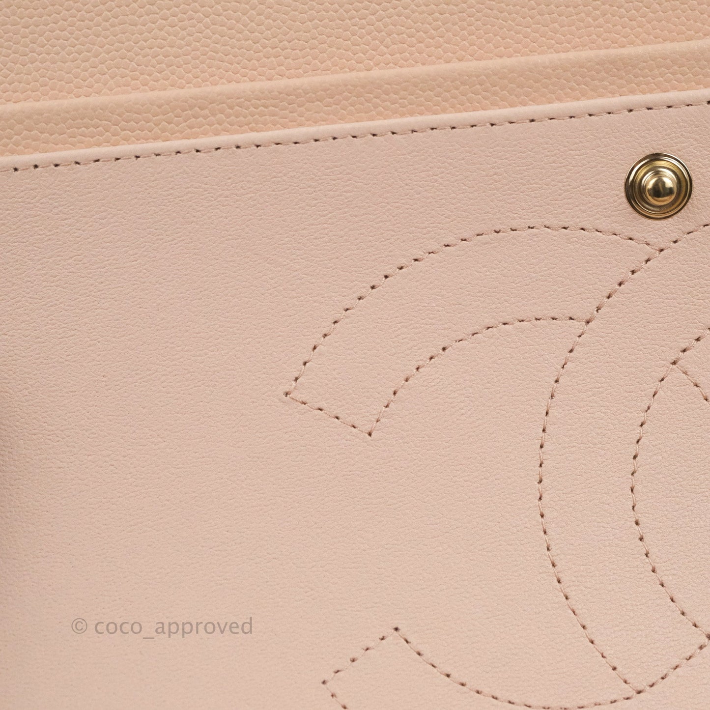 Chanel Jumbo Double Flap Rose Clair Pink Caviar Gold Hardware⁣⁣