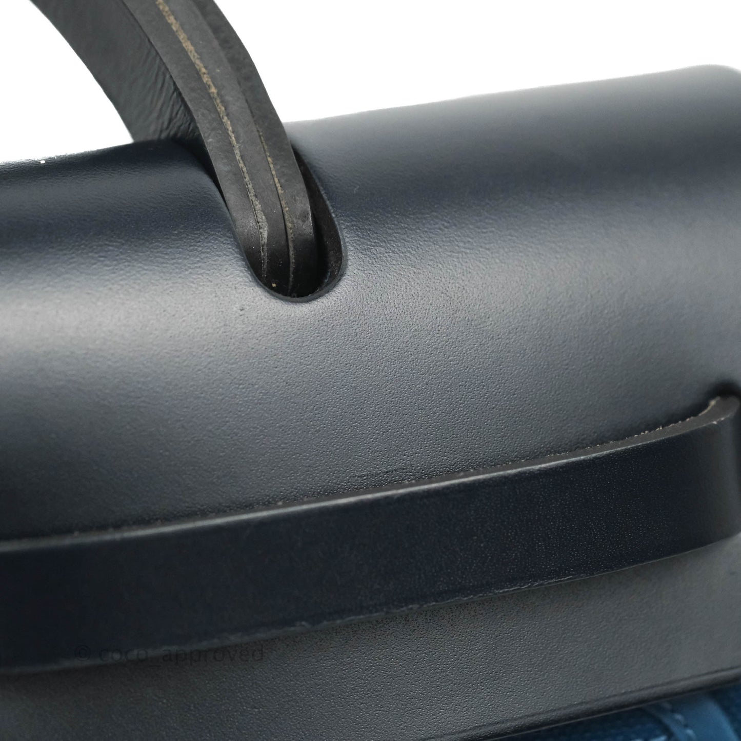 Hermès Herbag Zip 31 Bleu Ocean/Bleu Indigo Canvas Palladium Hardware
