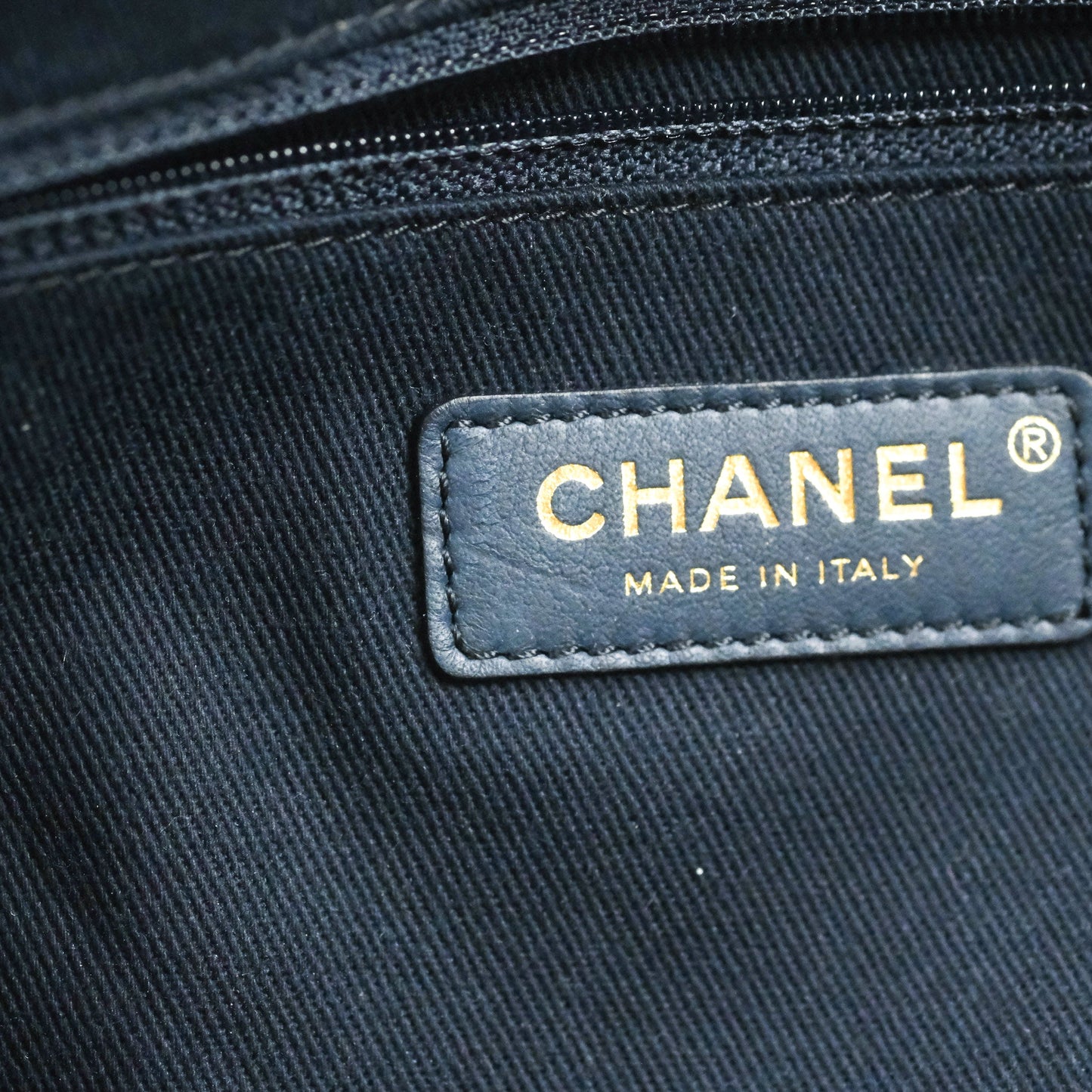 Chanel Canvas Deauville Medium Navy