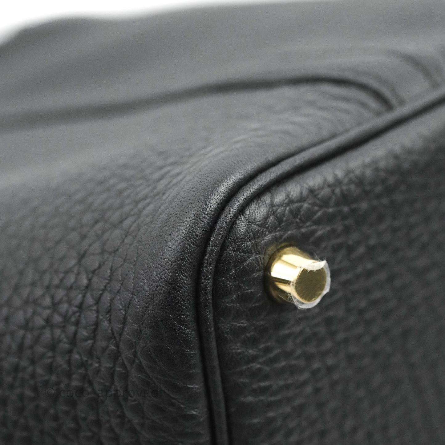 Hermès Picotin Lock 18 Black Clemence Gold Hardware