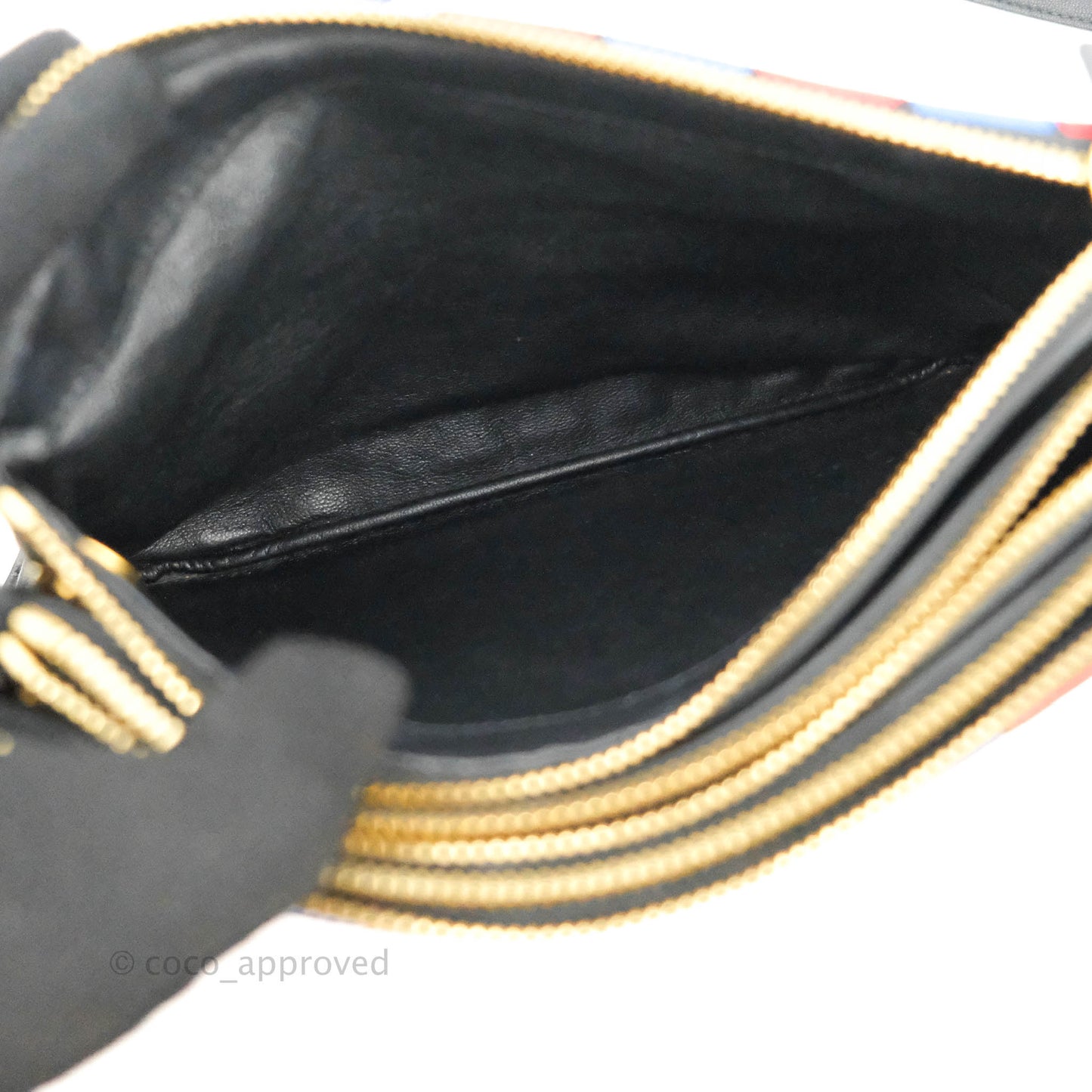Celine Large Trio Crossbody Bag Printed Jacquard