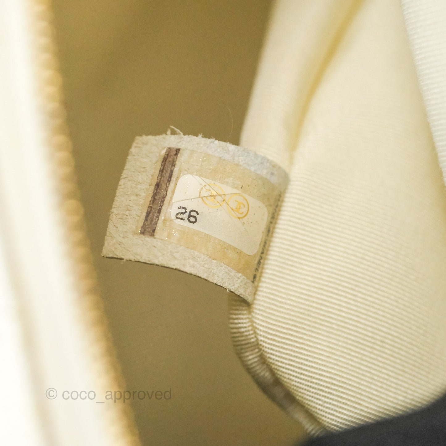 Chanel Quilted Small CC Day Backpack Ivory Caviar Gold Hardware