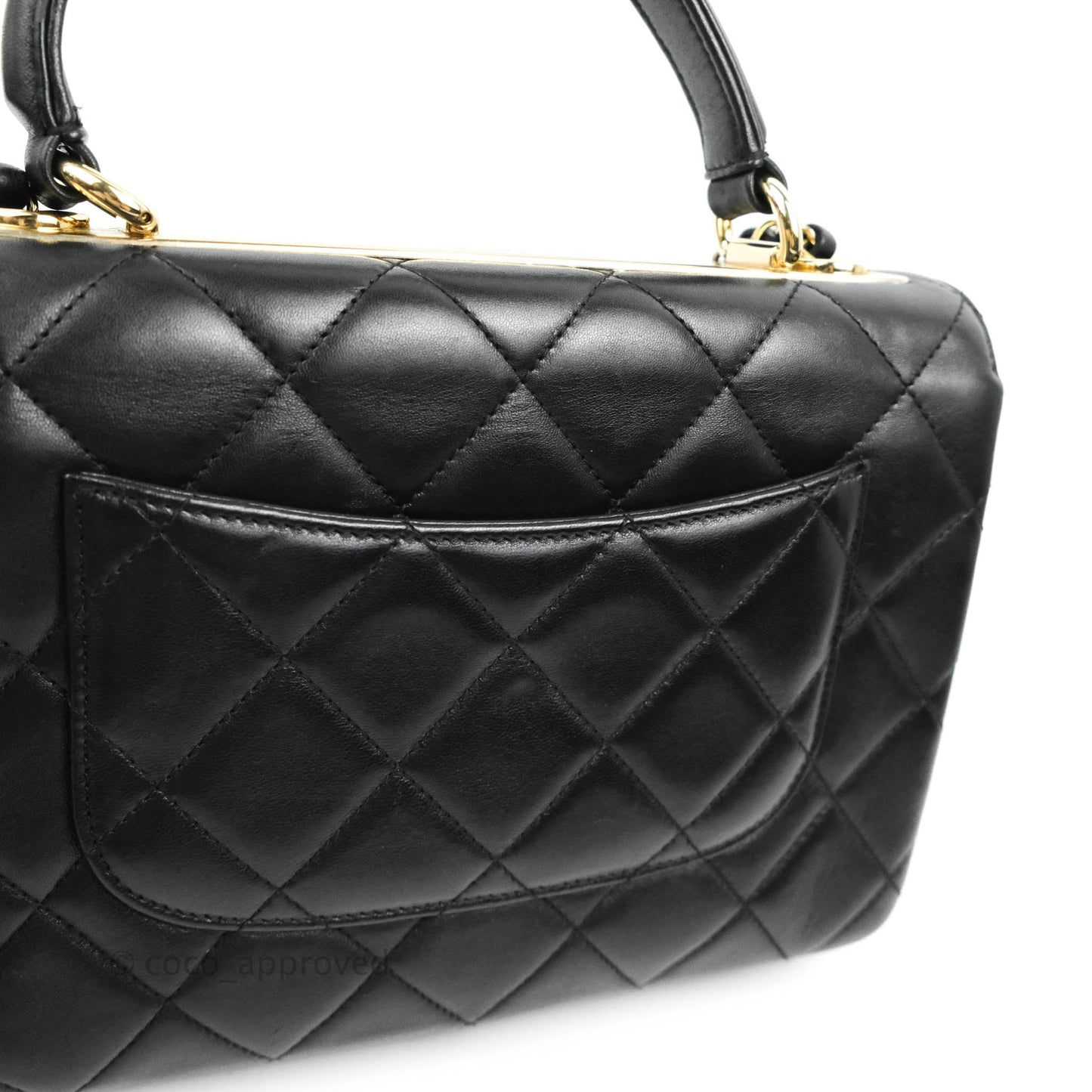 Chanel Trendy CC Small Black Lambskin Gold Hardware