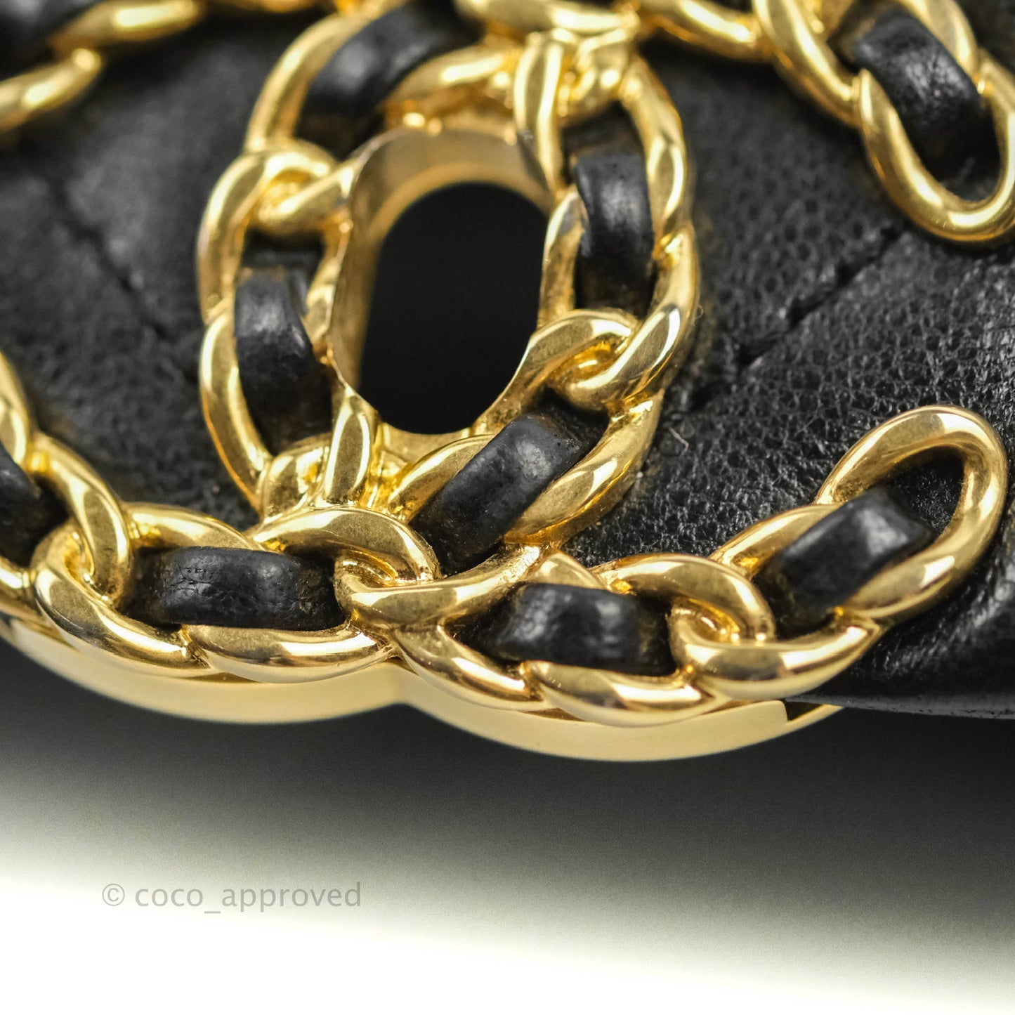 Chanel 19 Small Black Goatskin Mixed Hardware