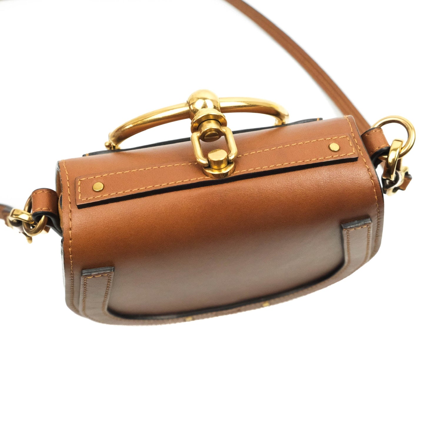 Chloé Nile Crossbody Bag Brown Calfskin