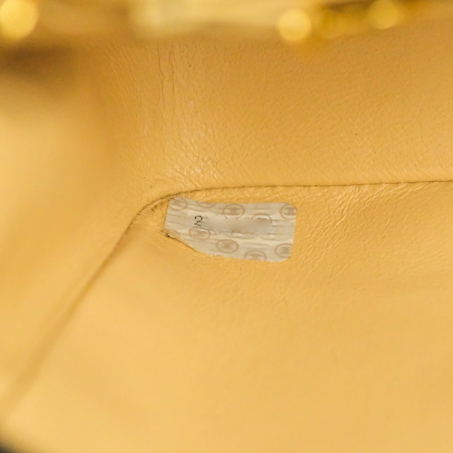 Chanel Vintage Small Quilted Classic Diana Flap Bag Beige Lambskin 24K Gold Hardware