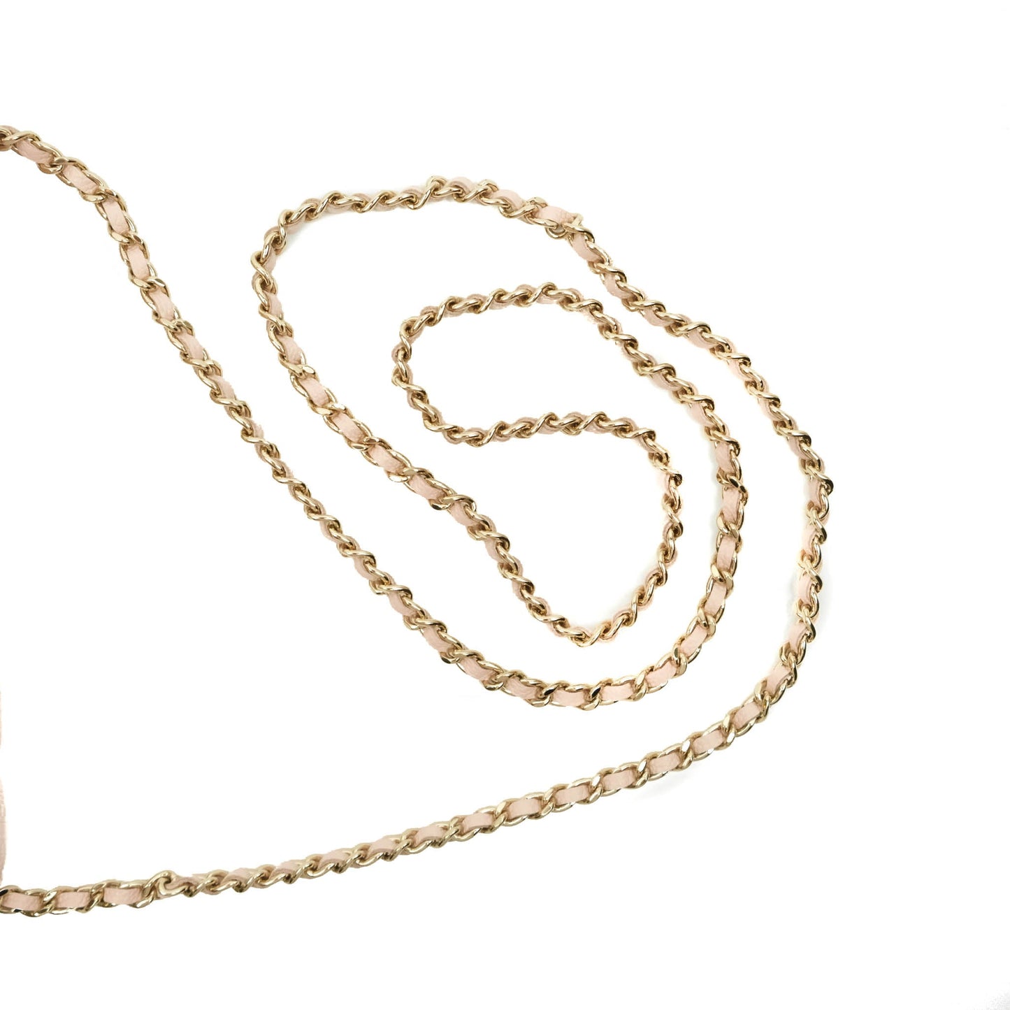 Chanel Wallet on Chain Pale Pink Caviar Gold Hardware 21C