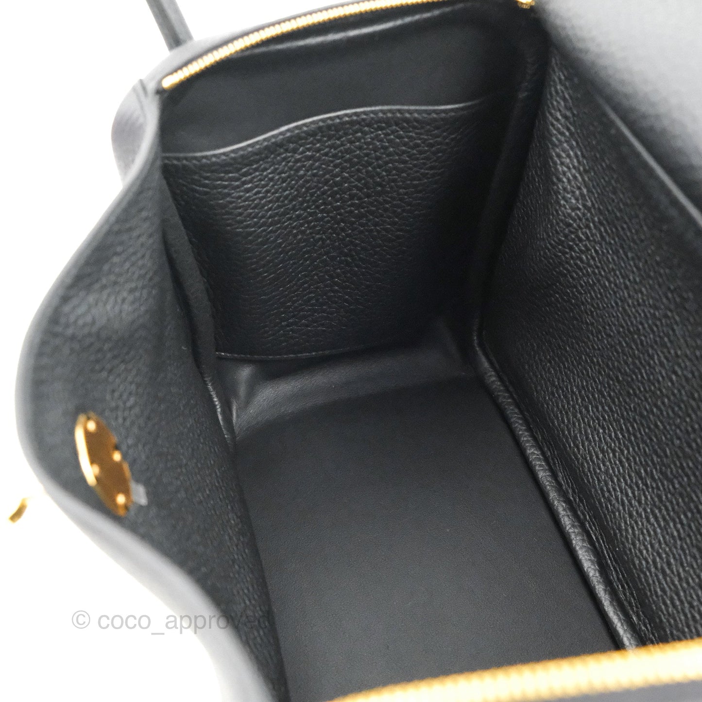 Hermès Lindy 26 Black TC Gold Hardware