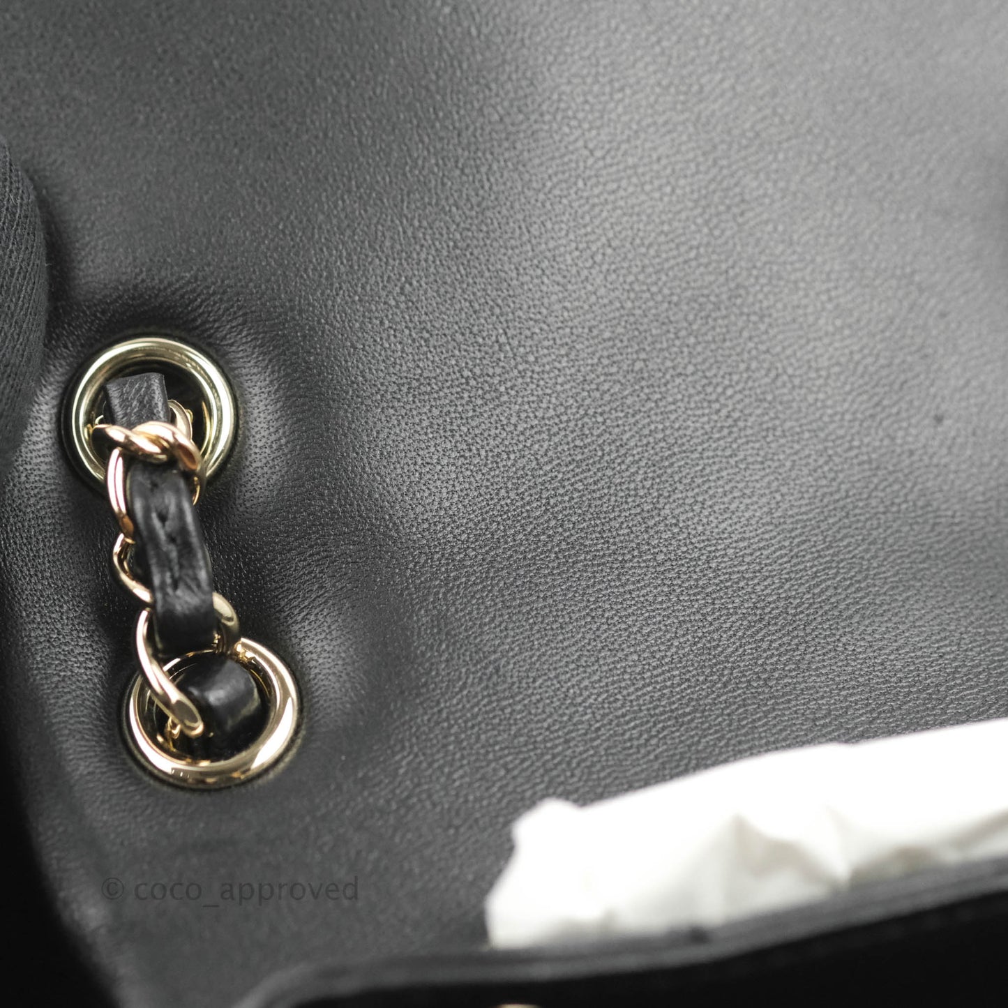 Chanel Quilted Small Duma Drawstring Backpack Black Lambskin 22A