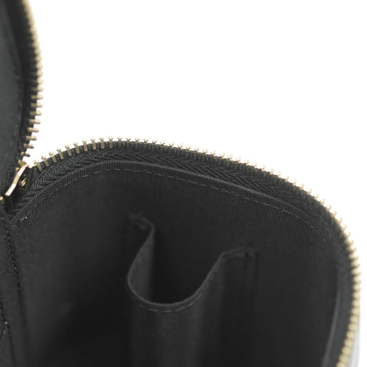 Chanel Classic Vanity Rectangular Top Handle With Chain Black Lambskin Aged Gold Hardware