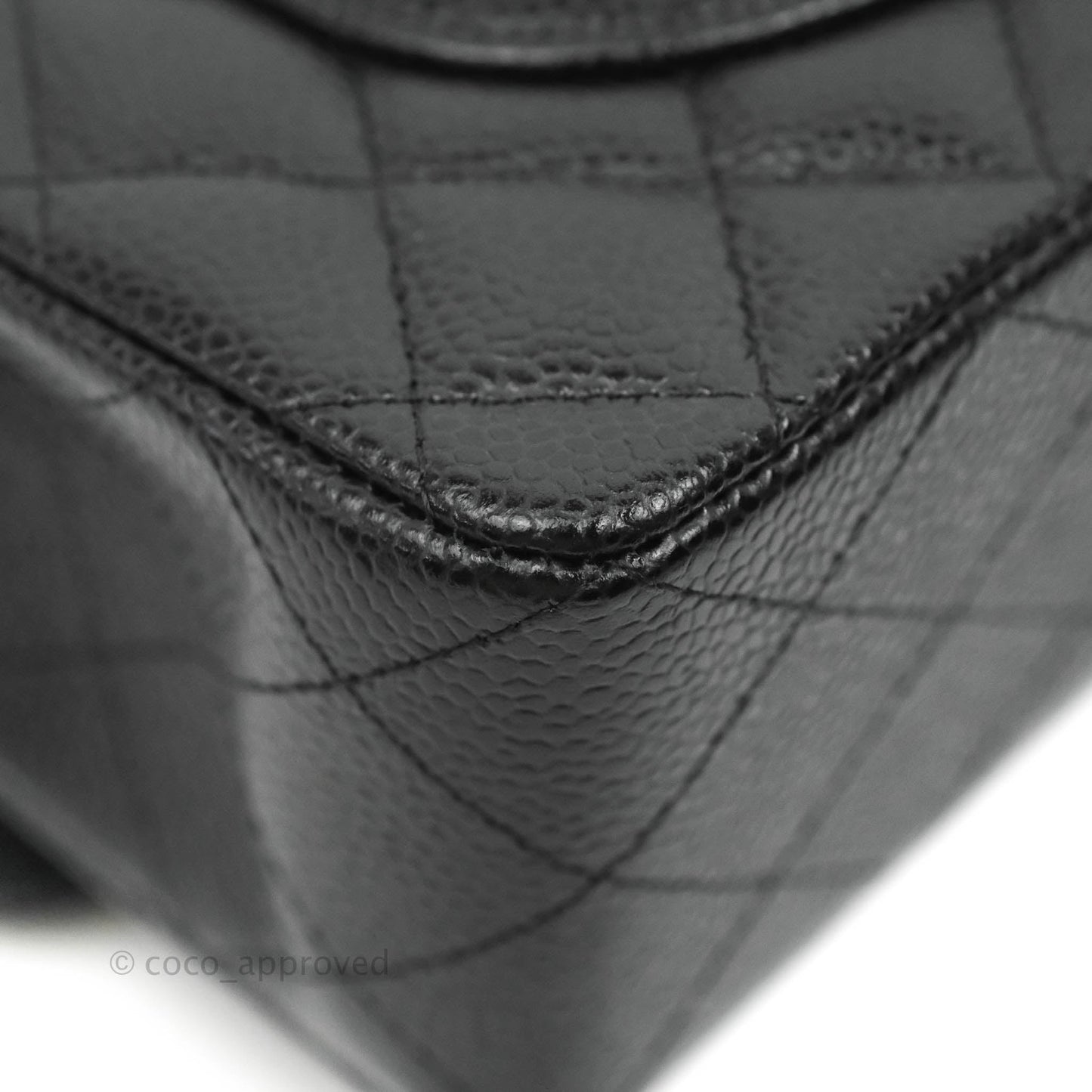 Chanel Classic Small S/M Flap Black Caviar Gold Hardware