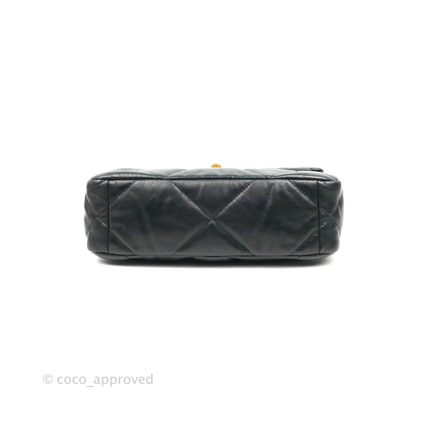 Chanel 19 Small Black Goatskin Mixed Hardware