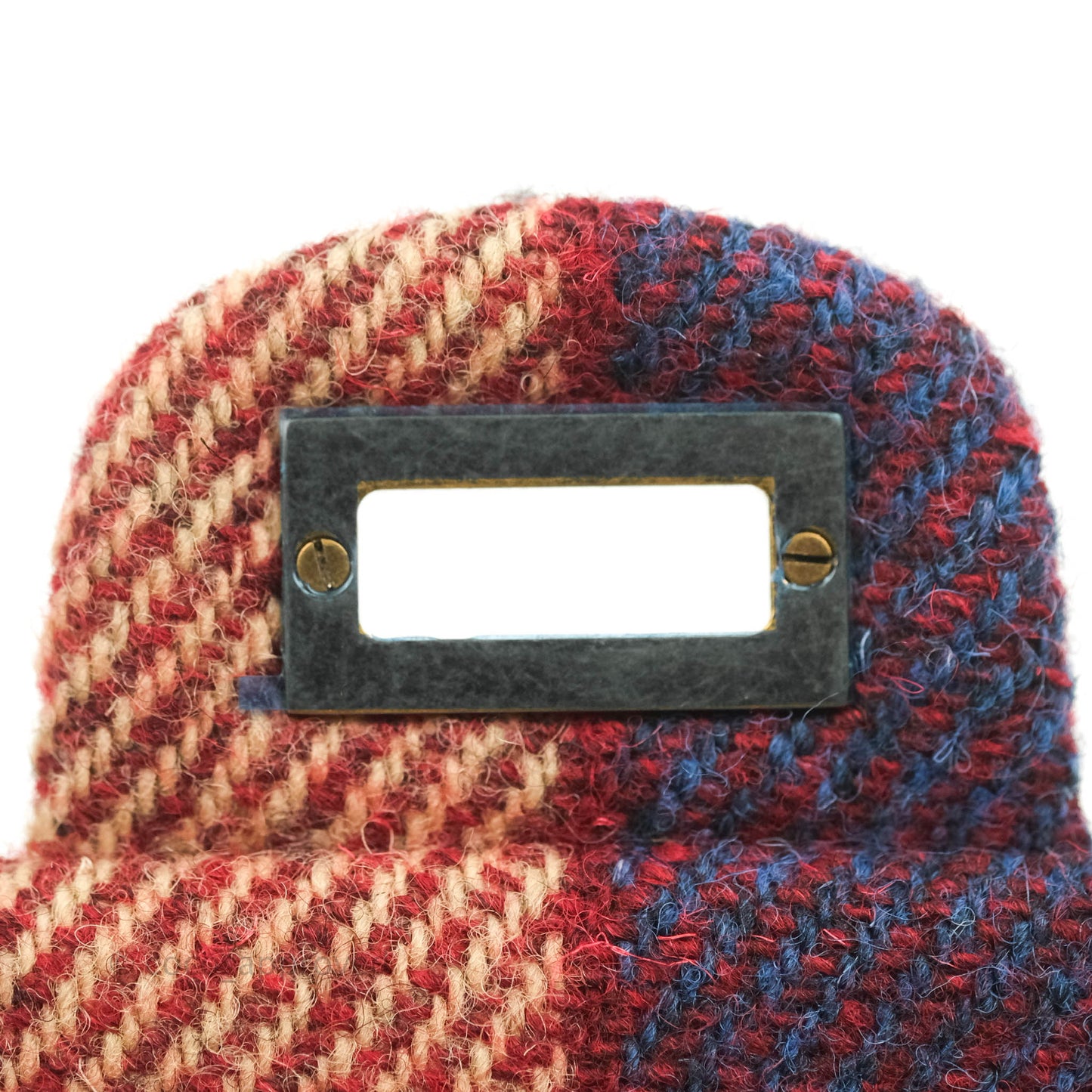 Chanel Mini Reissue 224 Wool Checked Aged Gold Hardware