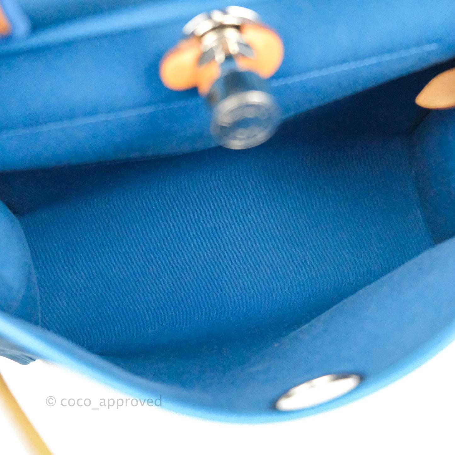 Hermès Herbag Zip 31 Outremer Nature Leather Palladium Hardware