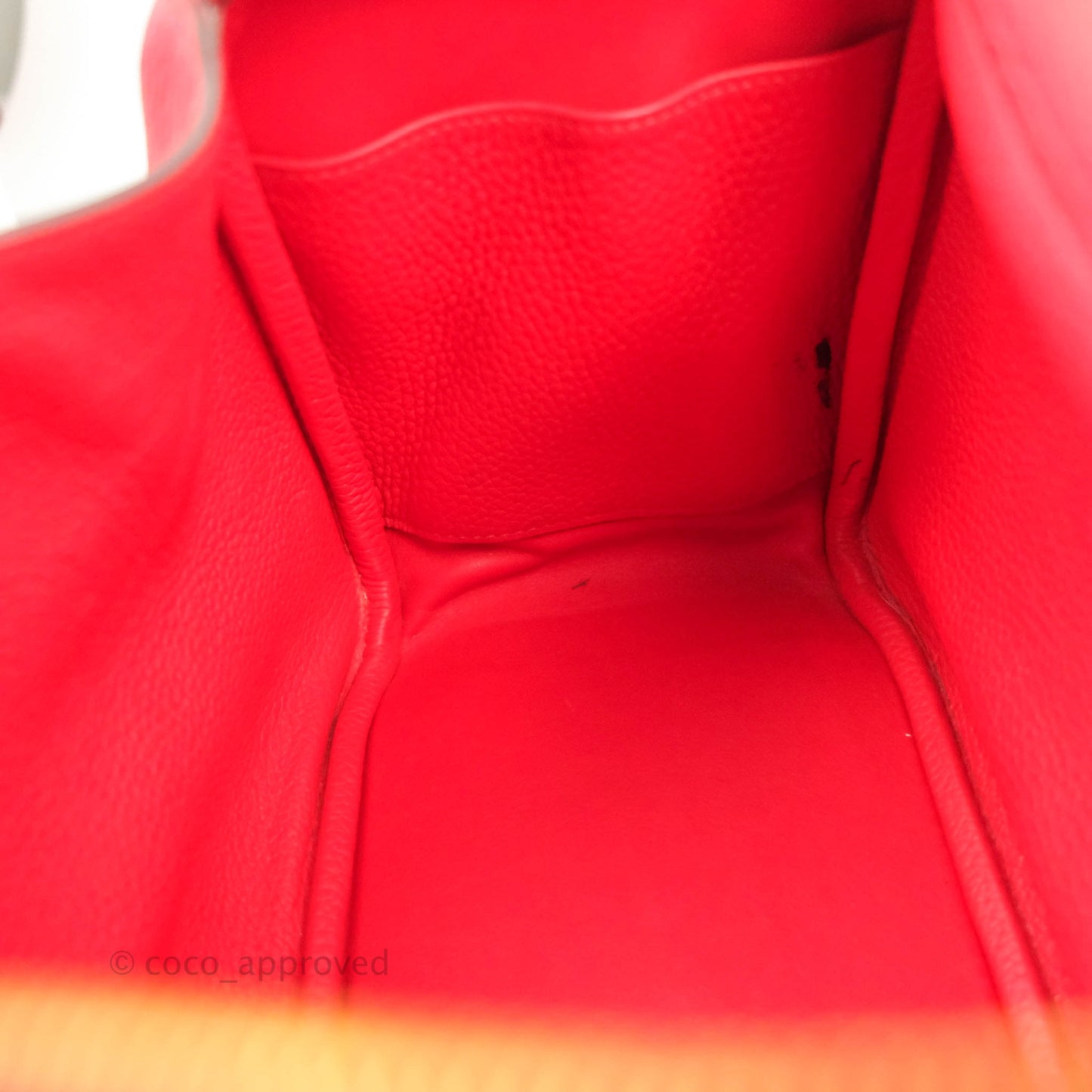 Hermès Lindy 26 Rouge de Coeur Clemence Gold Hardware