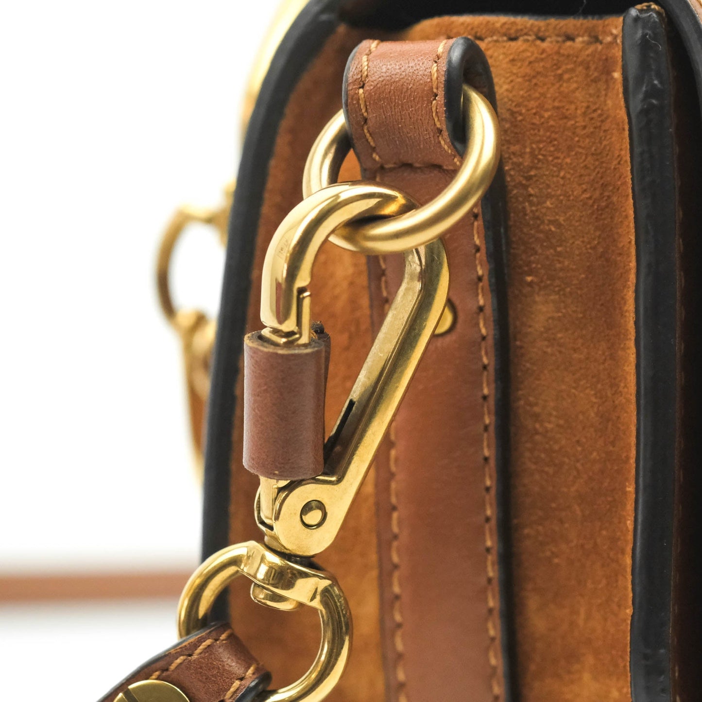 Chloé Nile Crossbody Bag Brown Calfskin