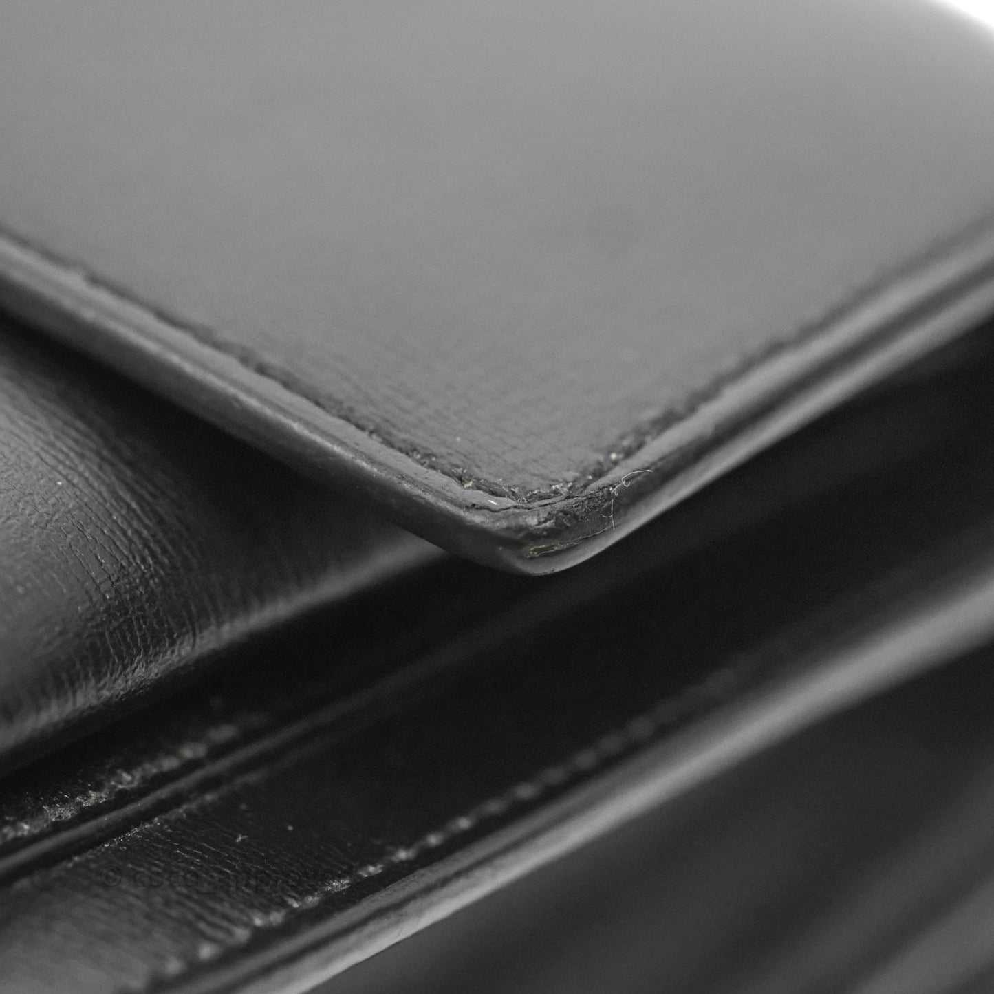 Saint Laurent Sunset Medium Black Calfskin Silver Hardware