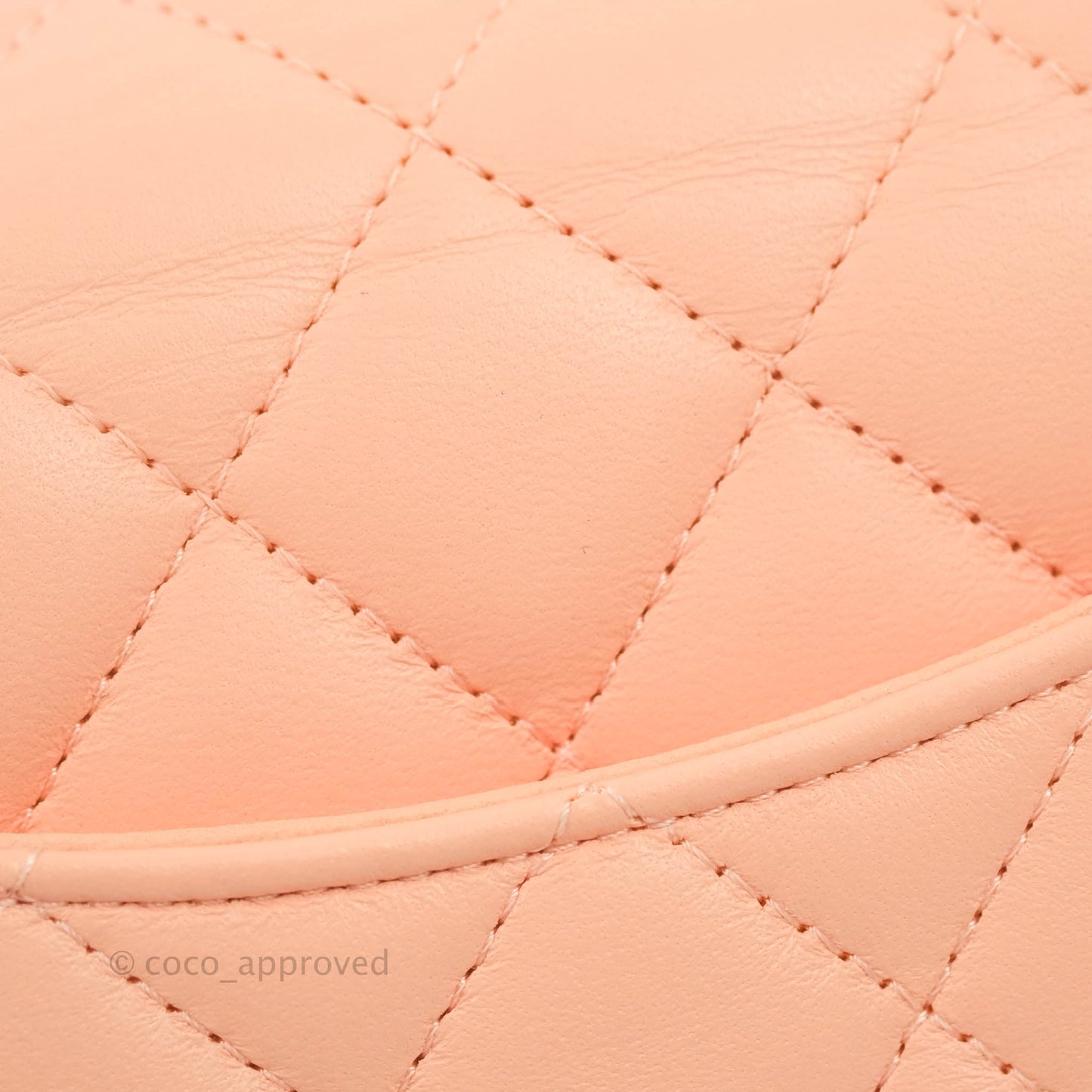 Chanel Quilted Mini Rectangular Flap Orange Clair Lambskin Gold Hardware
