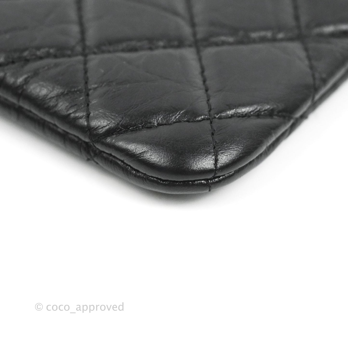 Chanel Quilted Mini Reissue O Case Gold Hardware Aged Calfskin