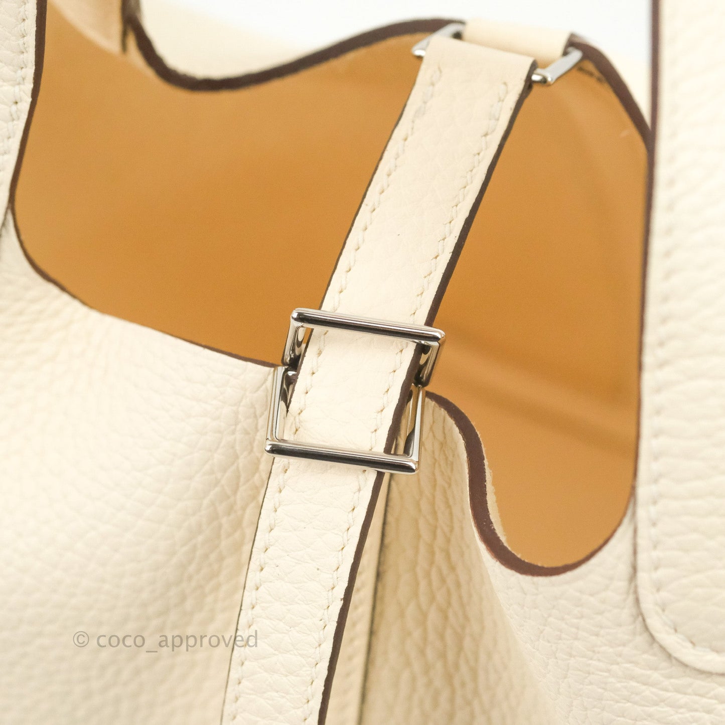 Hermès Picotin Lock 18 PM Nata Clemence Silver Hardware