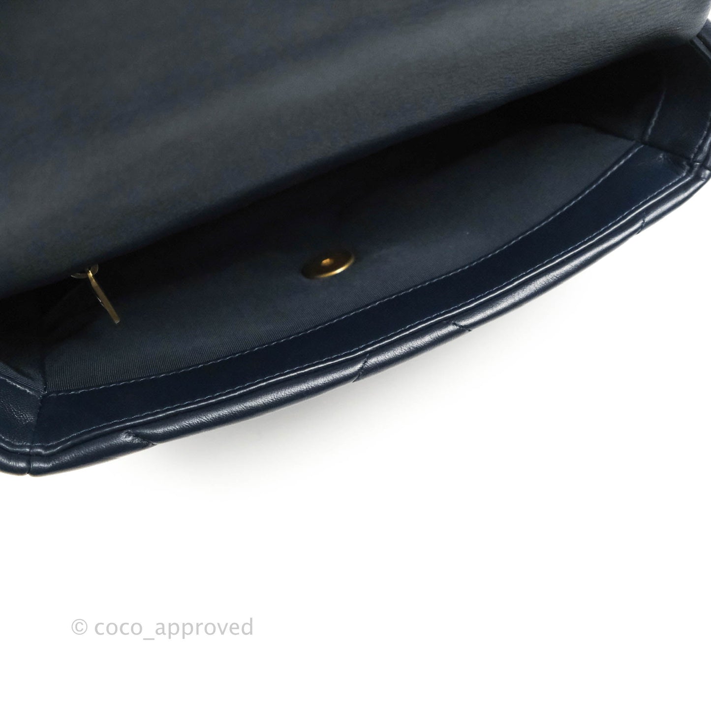 Chanel 19 Small Navy Mixed Hardware