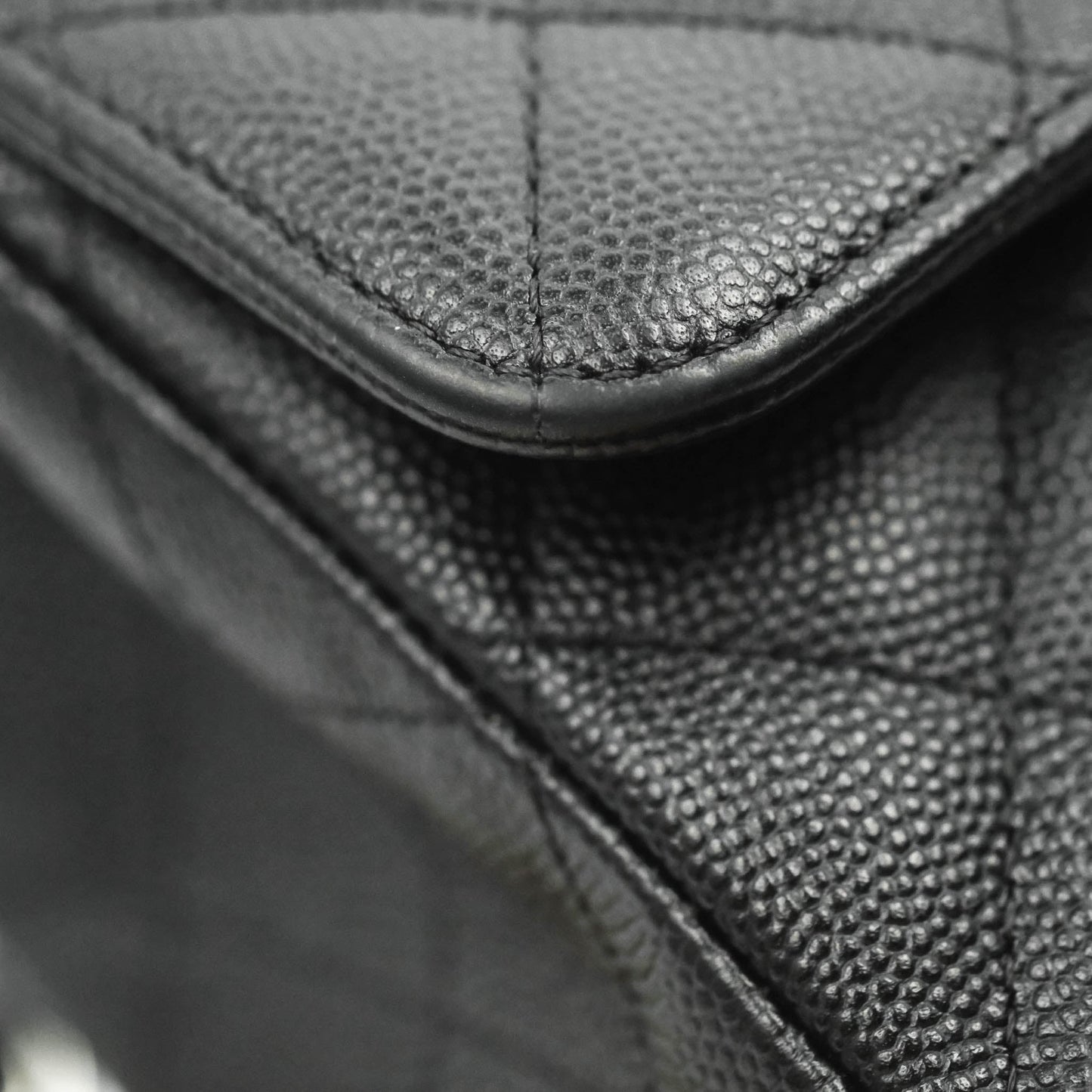Chanel Classic Mini Rectangular Flap Black Caviar Silver Hardware