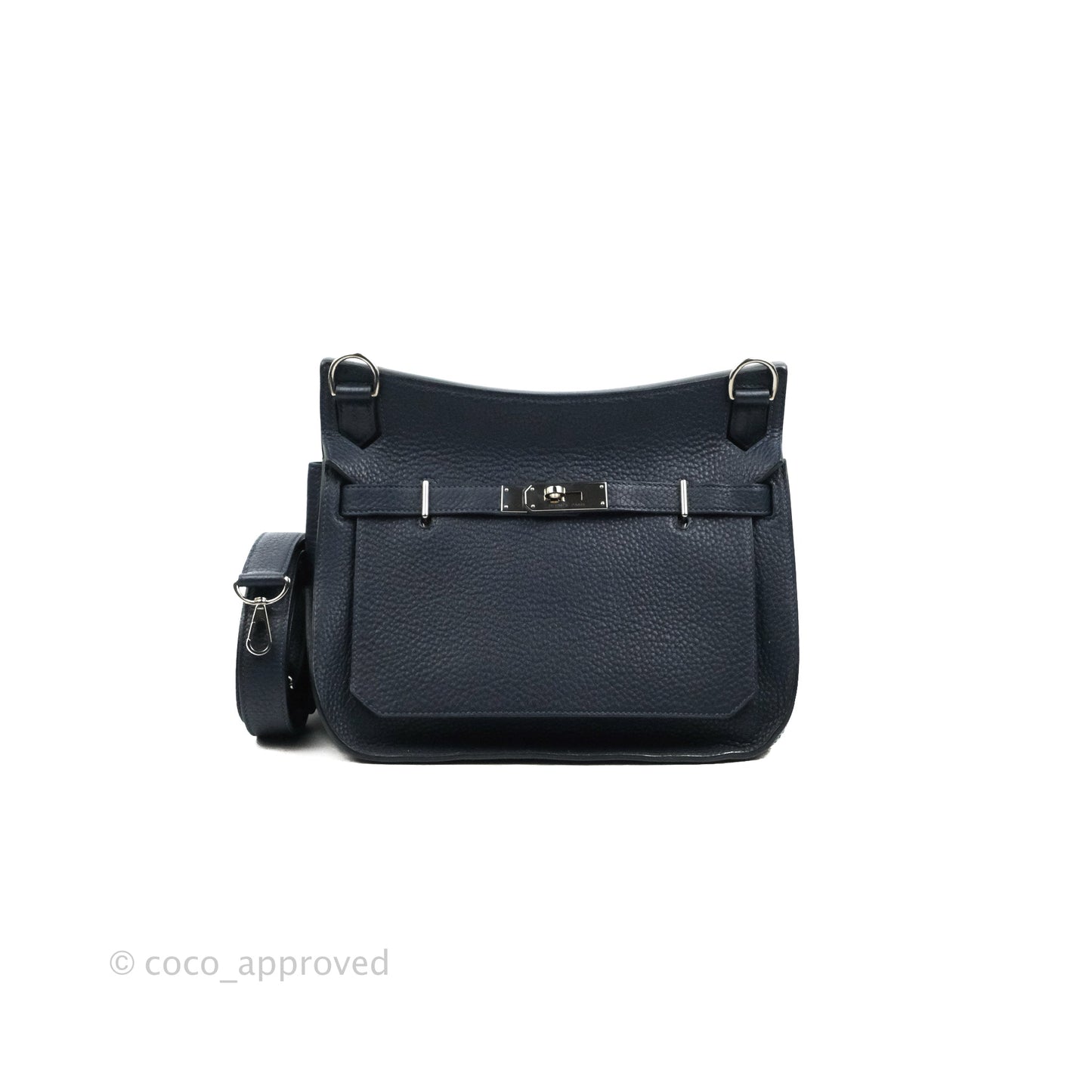 Hermes Jypsiere 28 Togo Midnight Blue Palladium Hardware