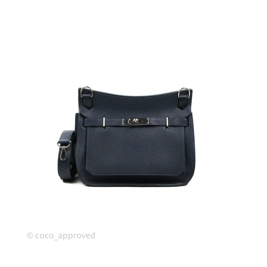 Hermes Jypsiere 28 Togo Midnight Blue Palladium Hardware