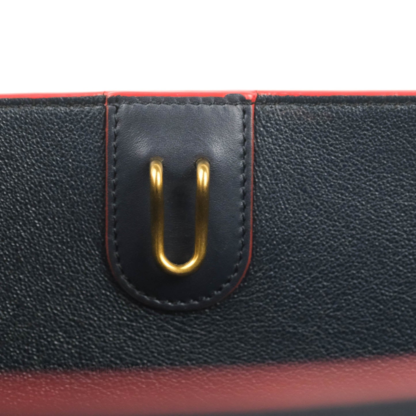 Celine Sangle Bucket Bag Navy Calfskin