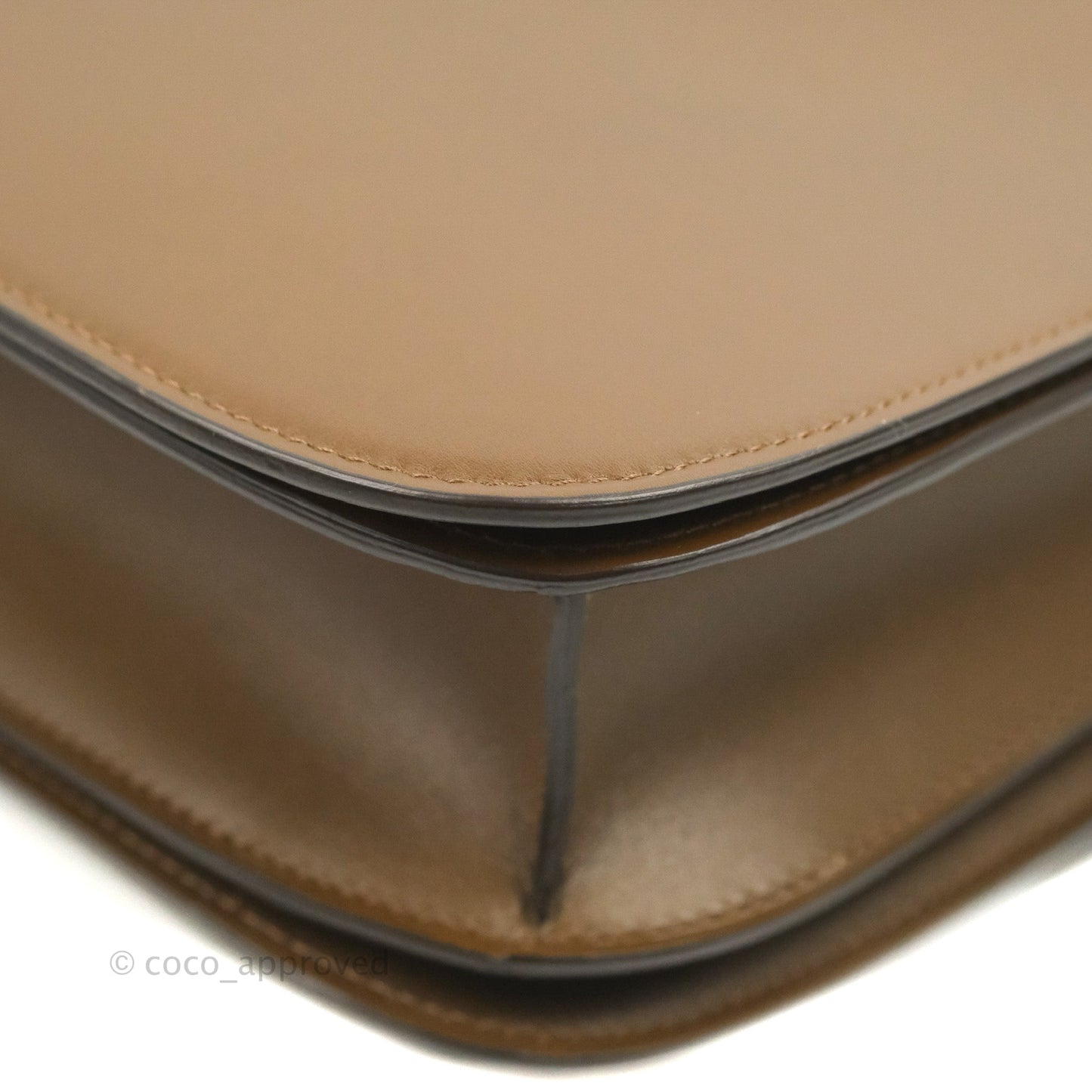 Celine Medium Classic Box Flap Caramel Smooth Calfskin