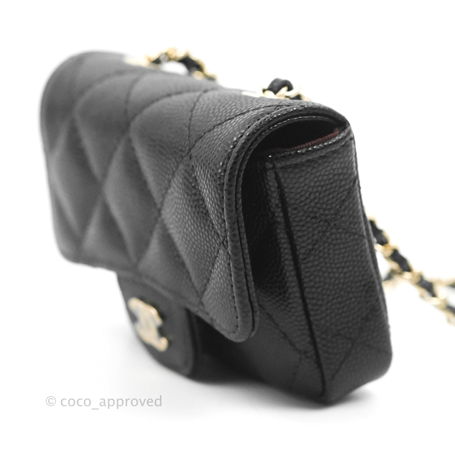 Chanel Classic Belt Bag Black Caviar Gold Hardware